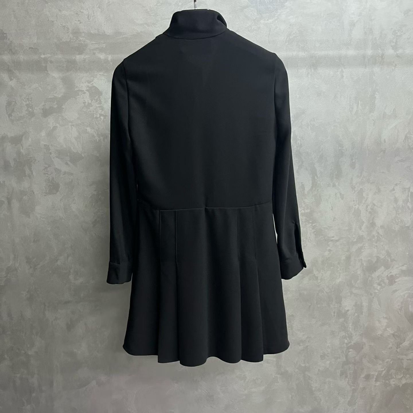 Prada Prada Cropped Black Dress XS Women Size XS / US 0-2 / IT 36-38 - 2 Thumbnail