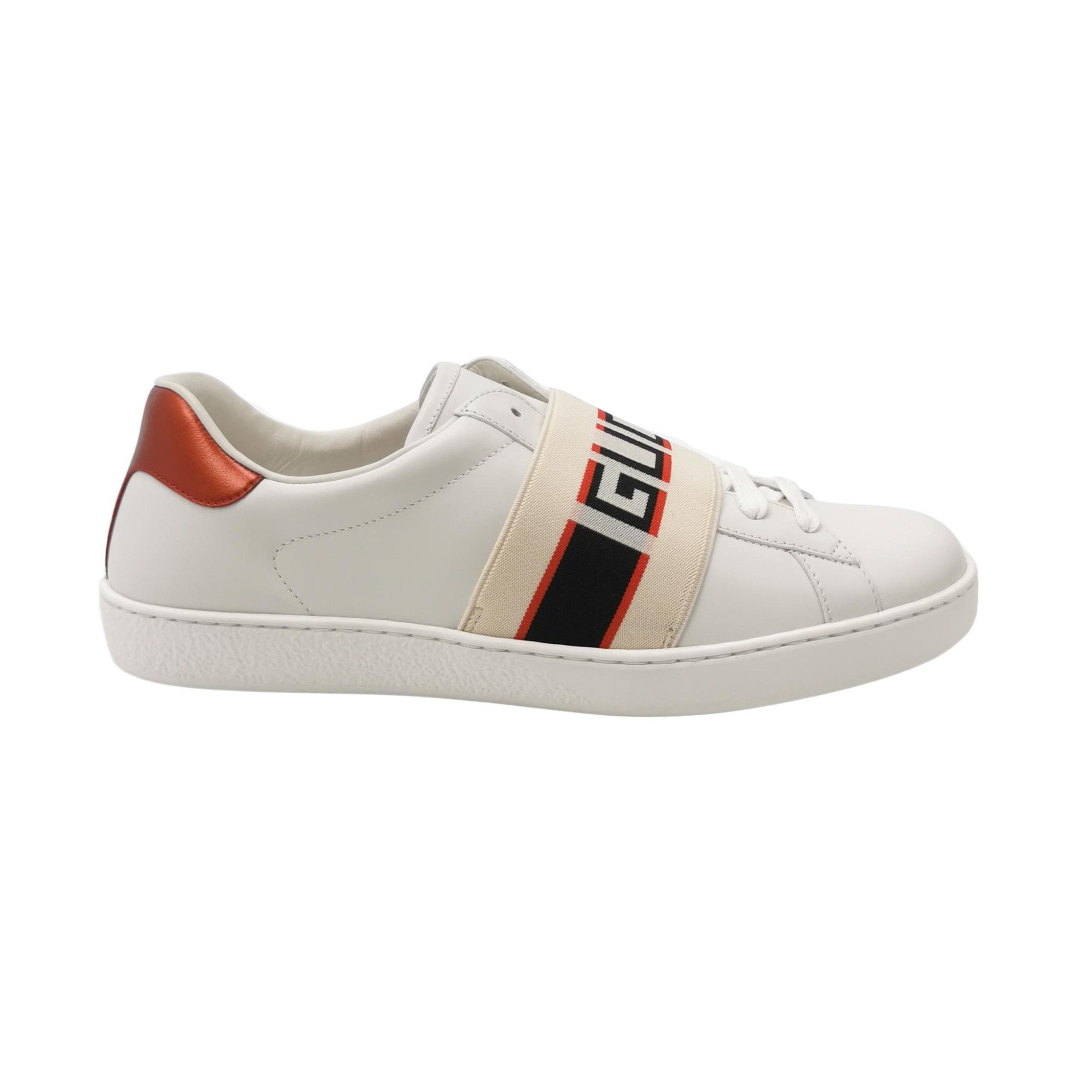 Gucci Gucci Logo Elastic Band Ace Sneakers 8.5 Size US 8 / EU 41 - 2 Thumbnail