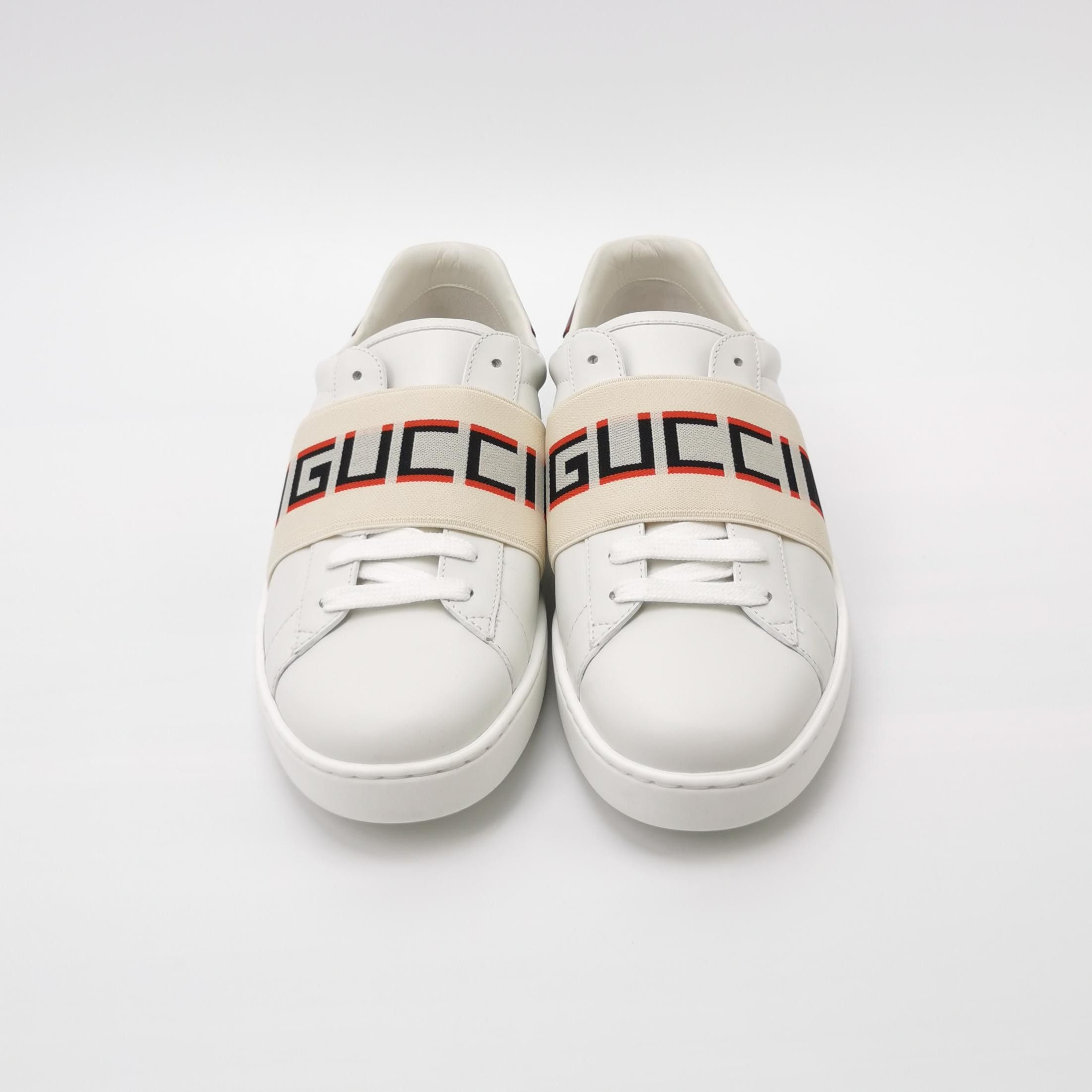 Gucci Gucci Logo Elastic Band Ace Sneakers 8.5 Size US 8 / EU 41 - 4 Thumbnail