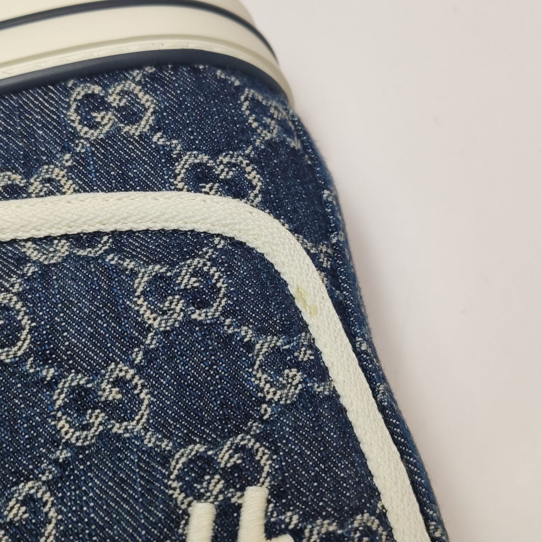 Gucci Gucci Tennis 1977 GG Supreme Hi-Top Sneakers 45 Size US 12 / EU 45 - 8 Thumbnail
