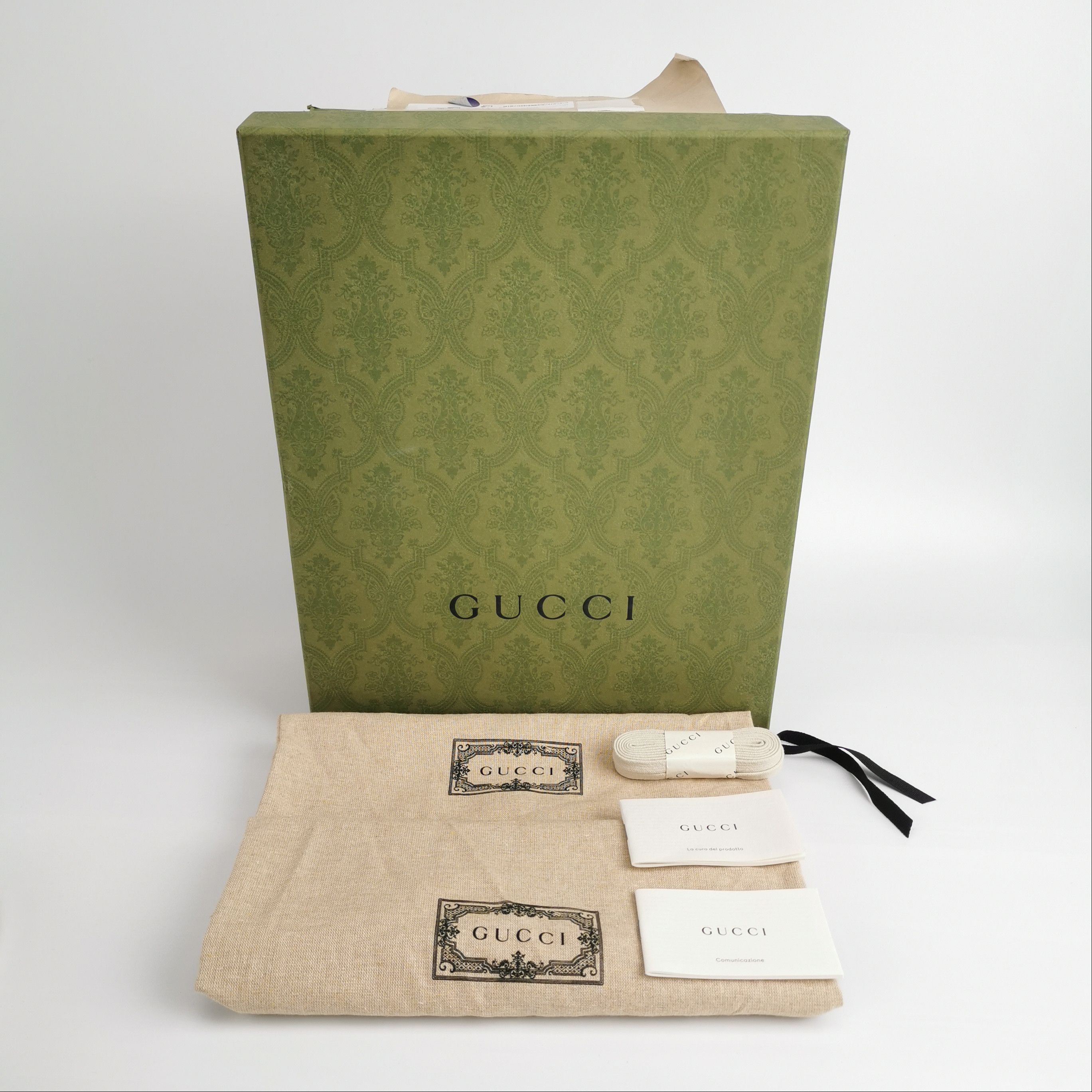 Gucci Gucci Tennis 1977 GG Supreme Hi-Top Sneakers 45 Size US 12 / EU 45 - 7 Thumbnail