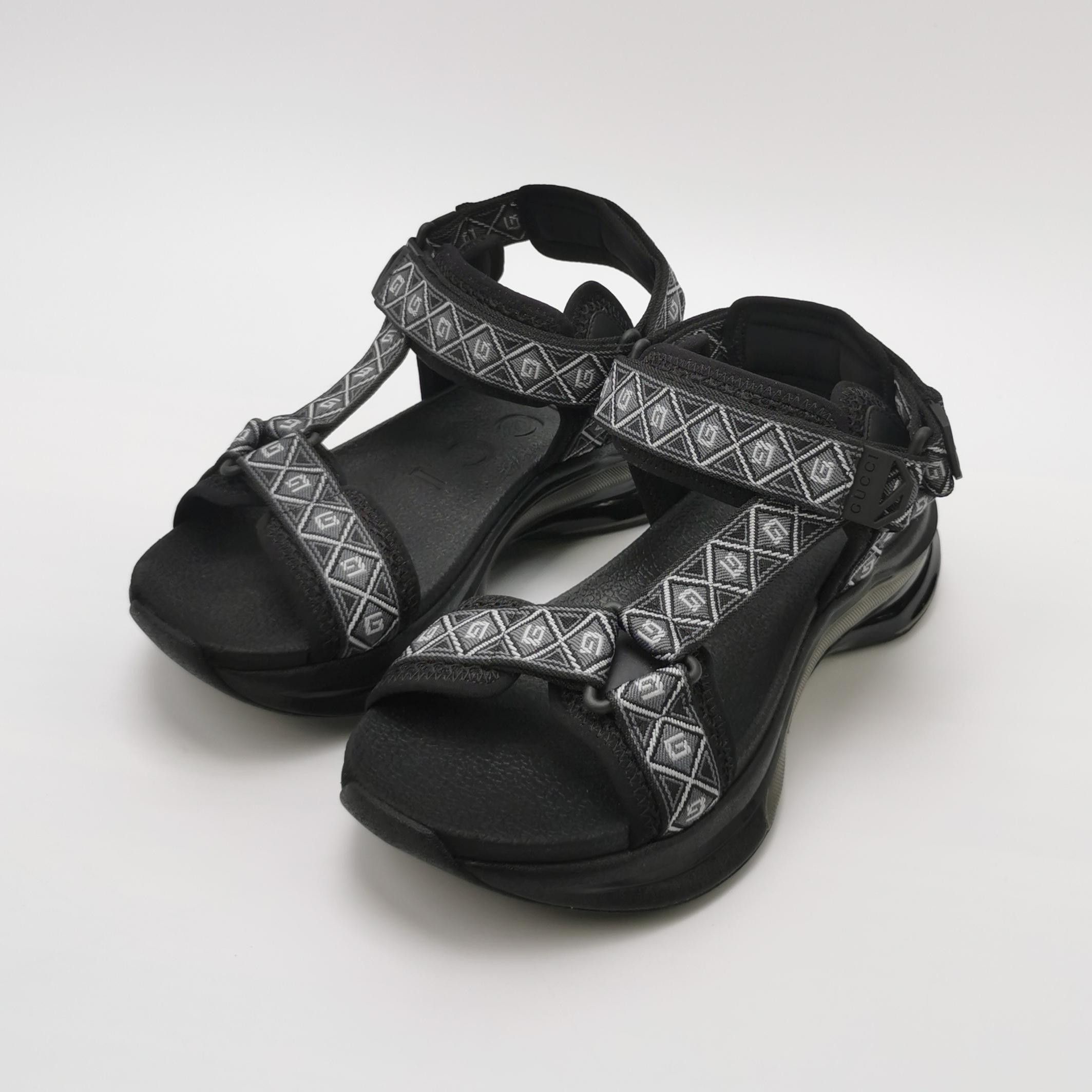 Gucci Gucci Logo Print Velcro Sandals 40 Size US 7 / EU 40 - 3 Thumbnail