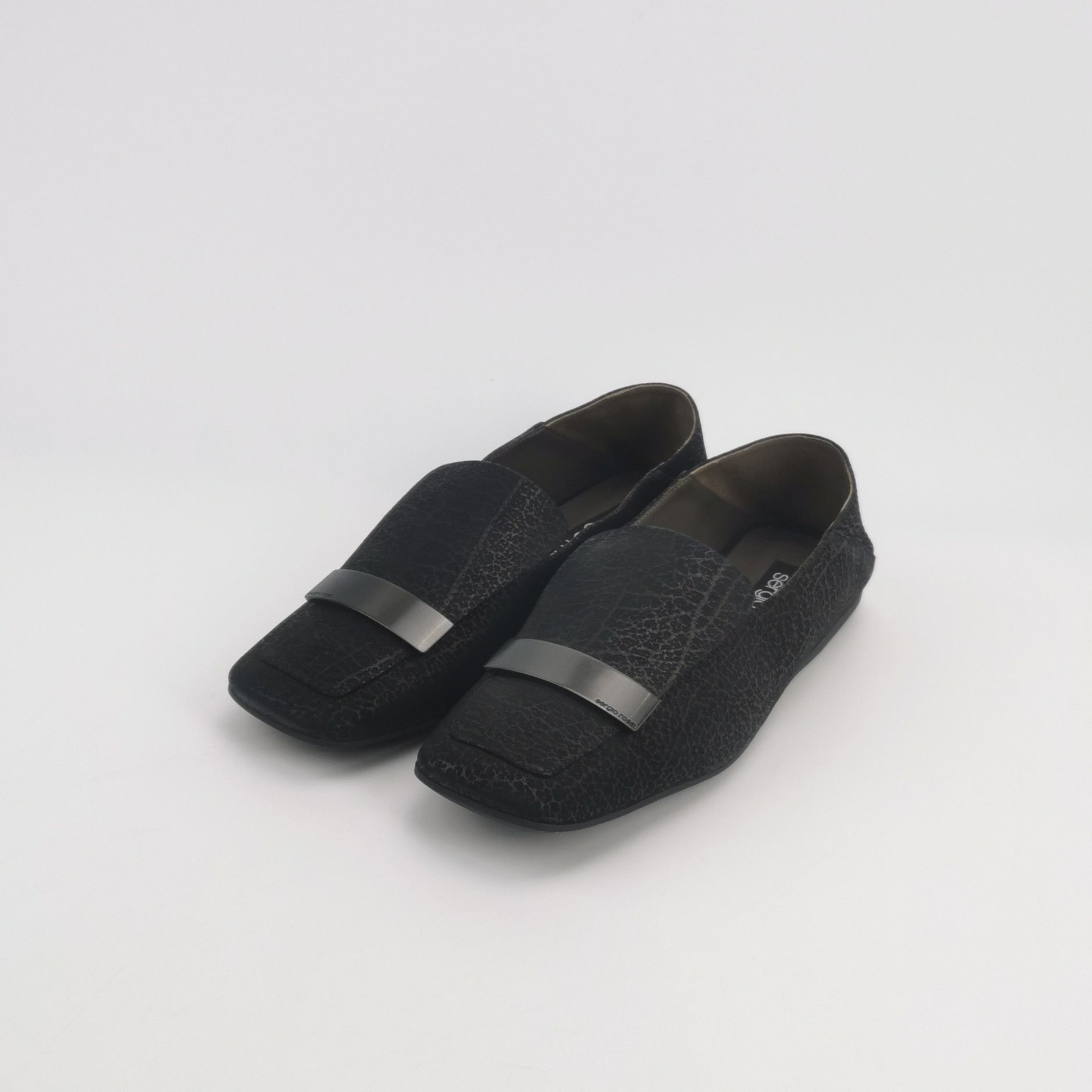 Sergio Rossi Sergio Rossi Textured Leather Loafers 7.5 Size US 8 / EU 41 - 3 Thumbnail