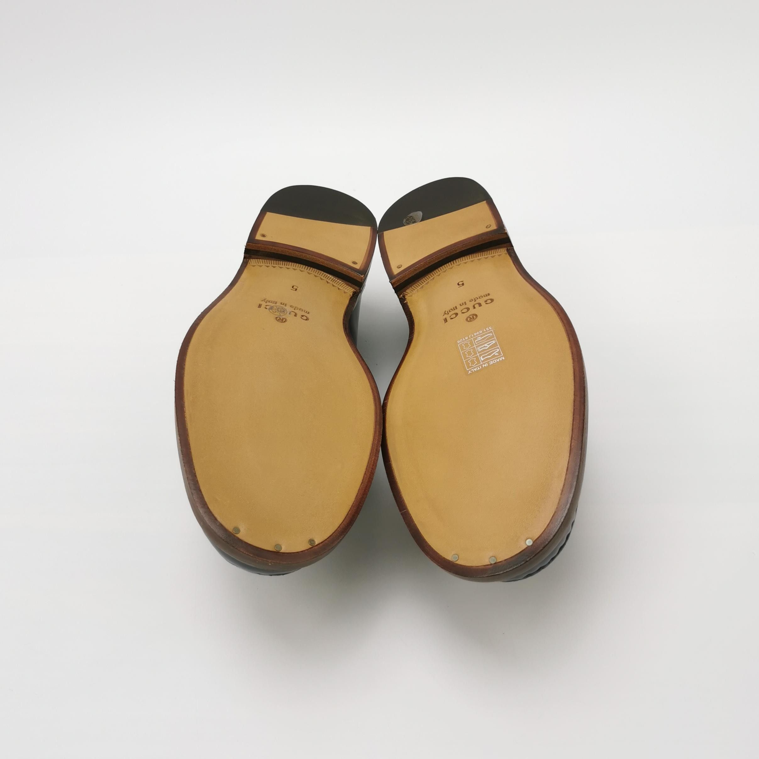 Gucci Gucci Interlocking G Leather Loafers Size 5 Size US 6 / EU 39 - 6 Thumbnail
