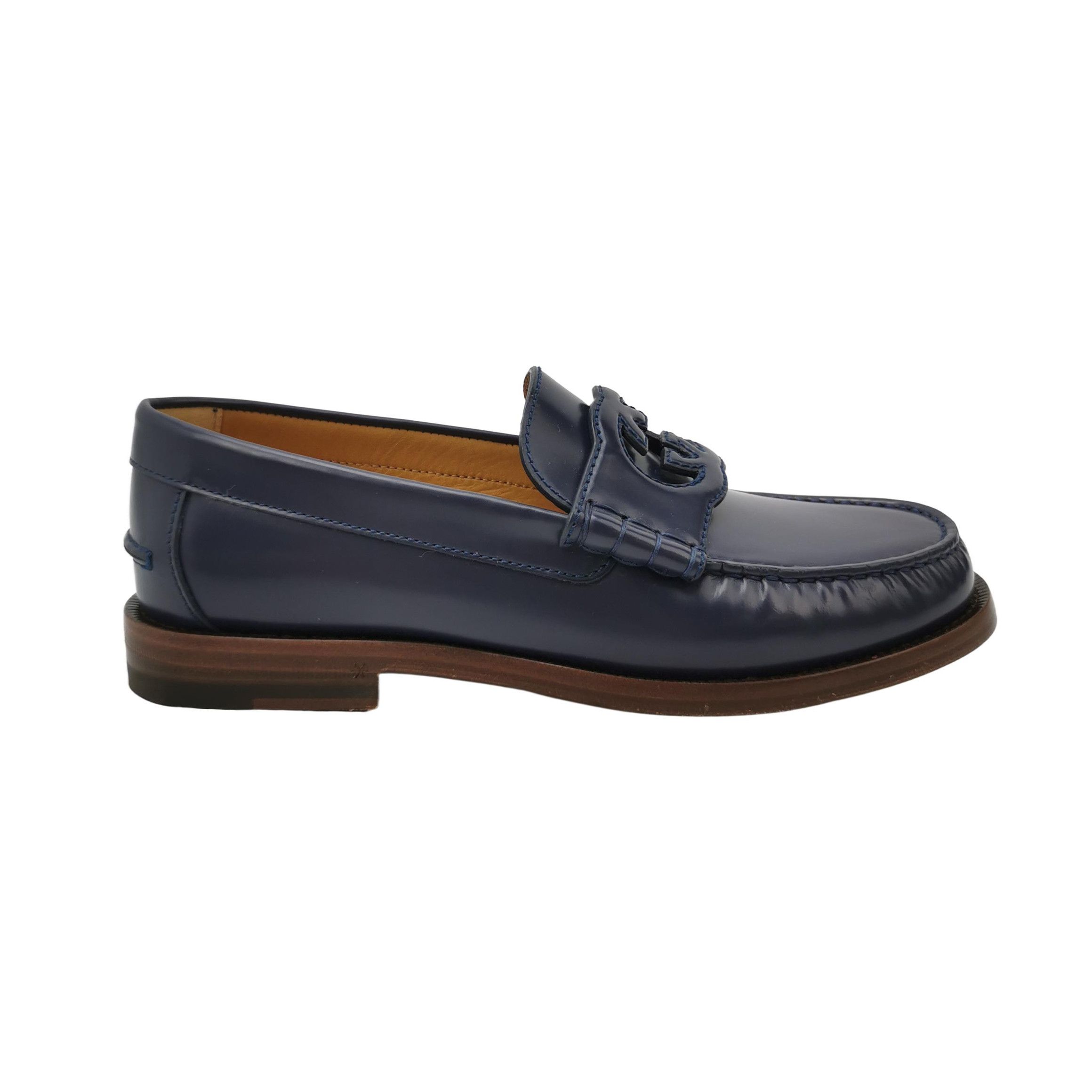 Gucci Gucci Interlocking G Leather Loafers Size 5 Size US 6 / EU 39 - 2 Thumbnail