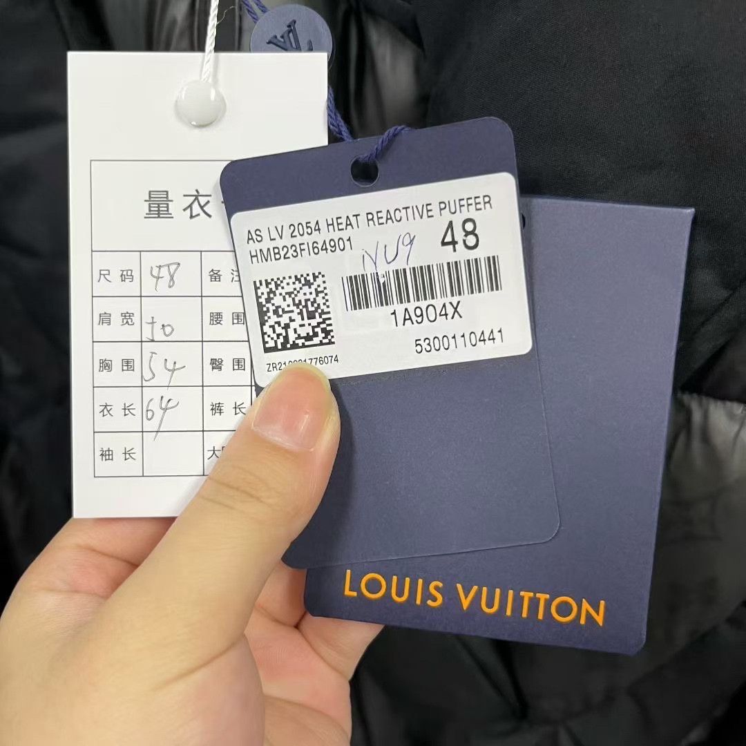 Louis Vuitton Louis Vuitton Down Gray Heavy Coat l Men Size US L / EU 52-54 / 3 - 3 Thumbnail
