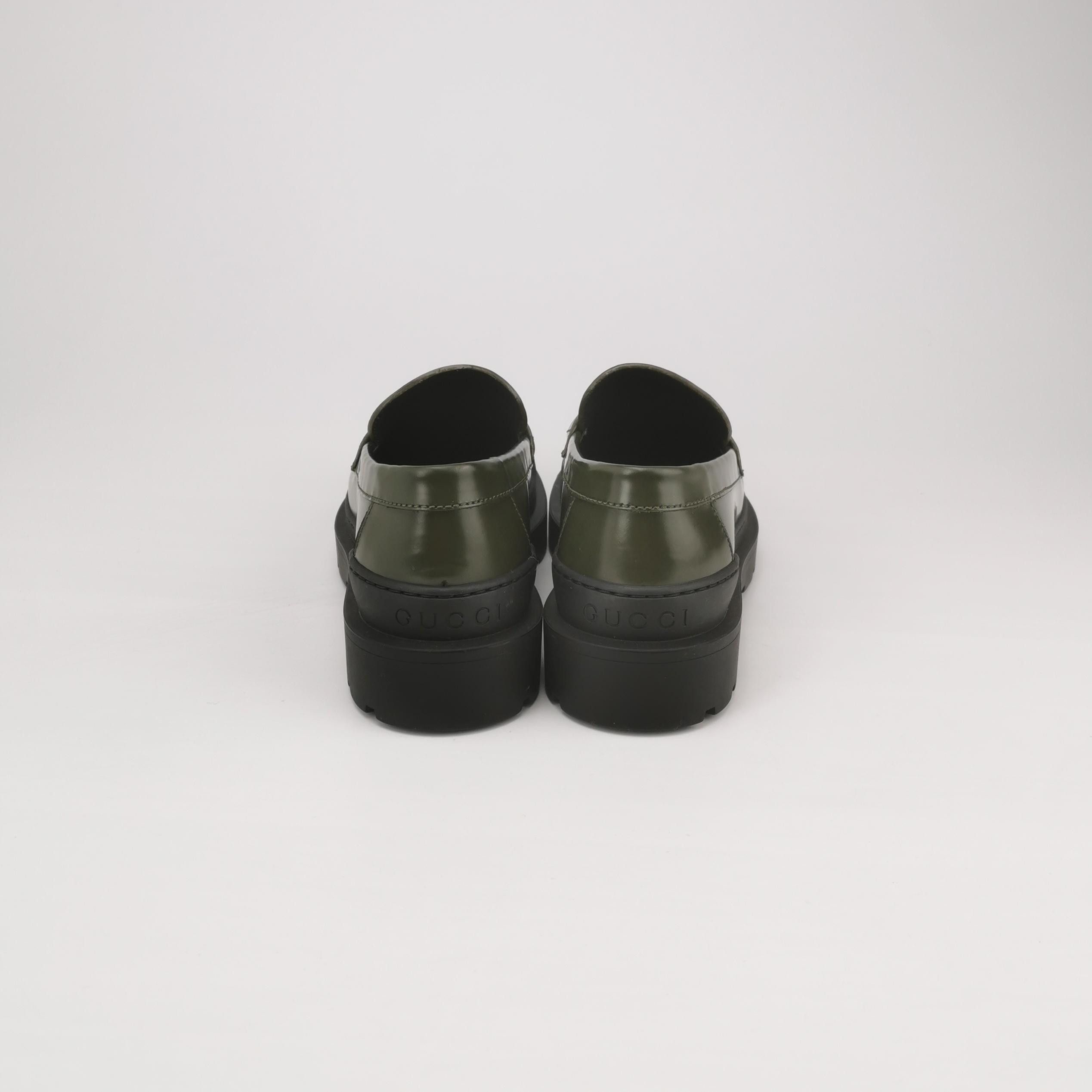 Gucci Gucci Interlocking G Leather Loafers Size 10 Size US 7 / EU 40 - 5 Thumbnail