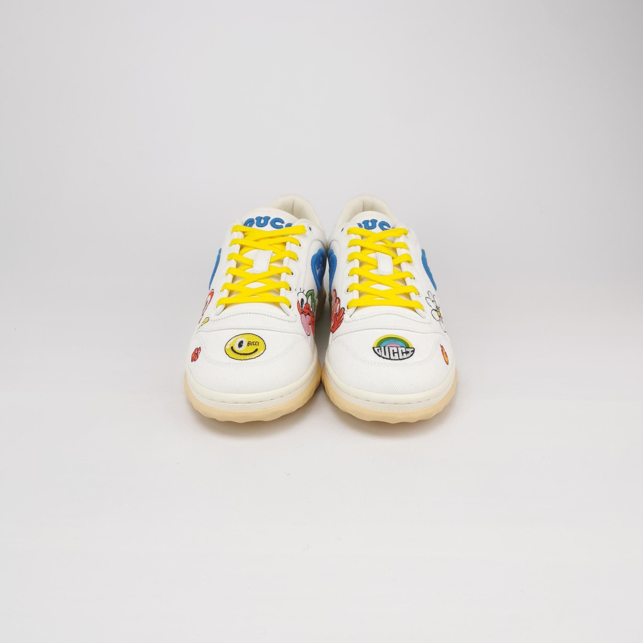 Gucci Gucci x Hattie Stewart MAC80 Patch Sneakers Size 42 Size US 9 / EU 42 - 4 Thumbnail