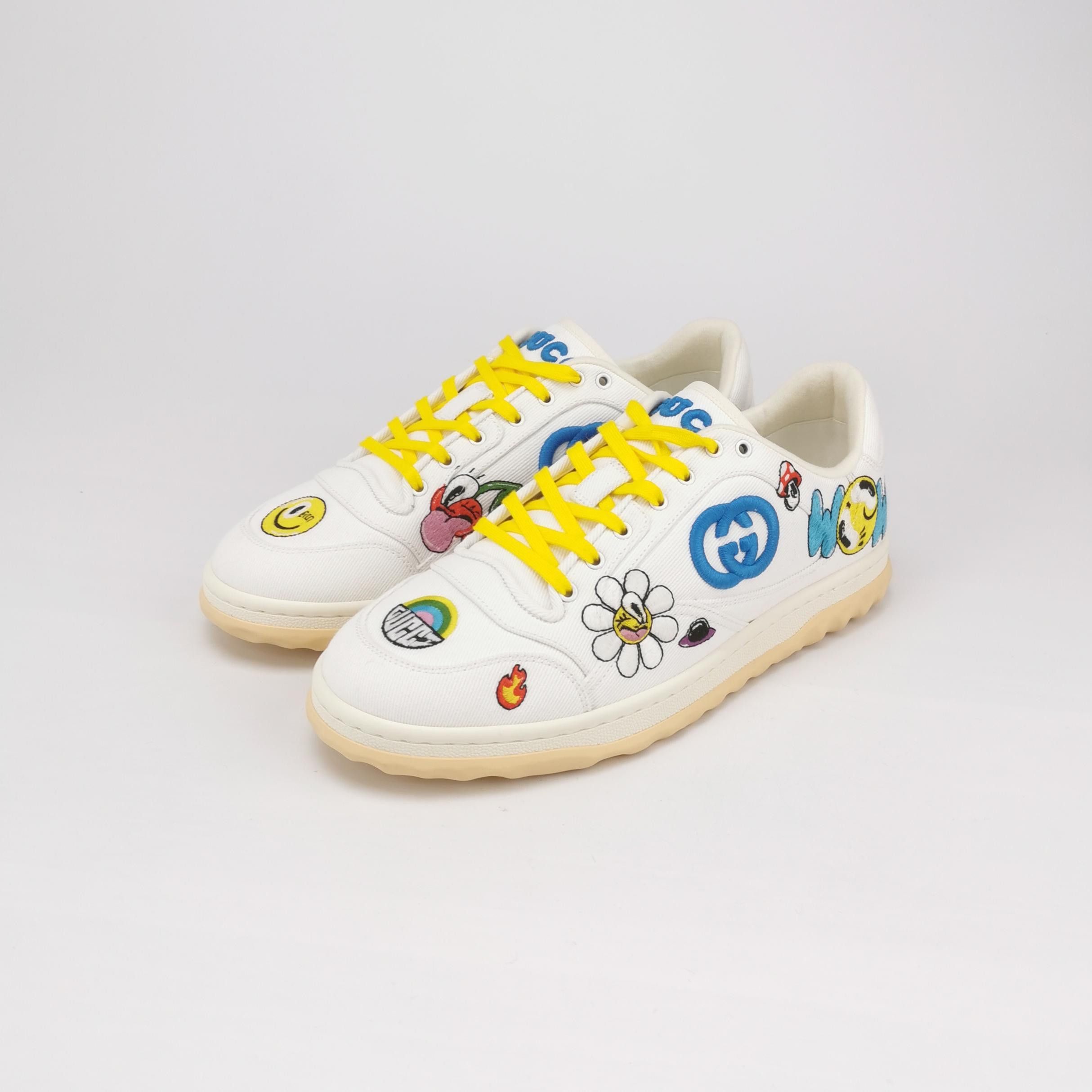 Gucci Gucci x Hattie Stewart MAC80 Patch Sneakers Size 42 Size US 9 / EU 42 - 3 Thumbnail