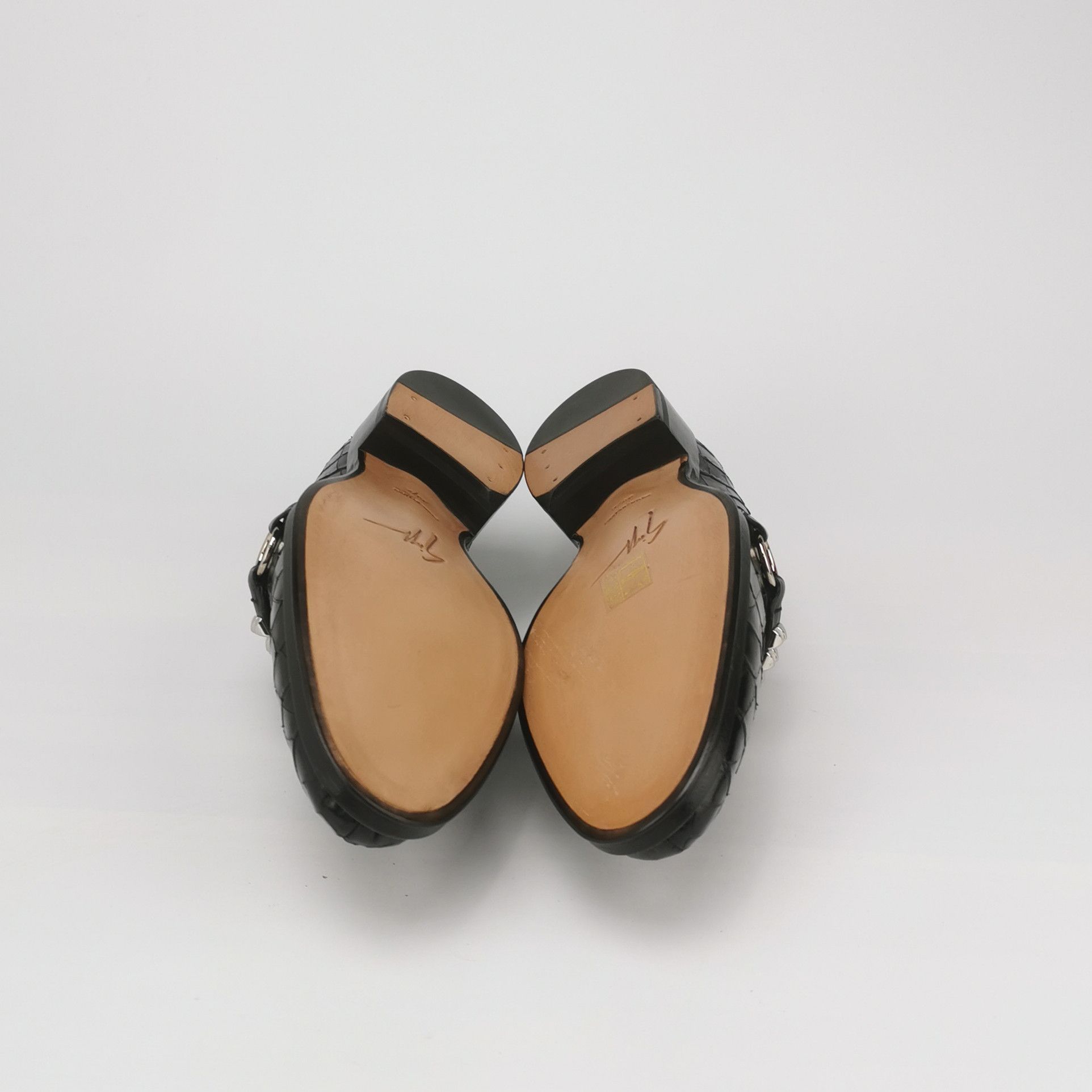Giuseppe Zanotti Giuseppe Zanotti Studded Croc Loafers 39.5 Size US 6 / EU 39 - 6 Thumbnail