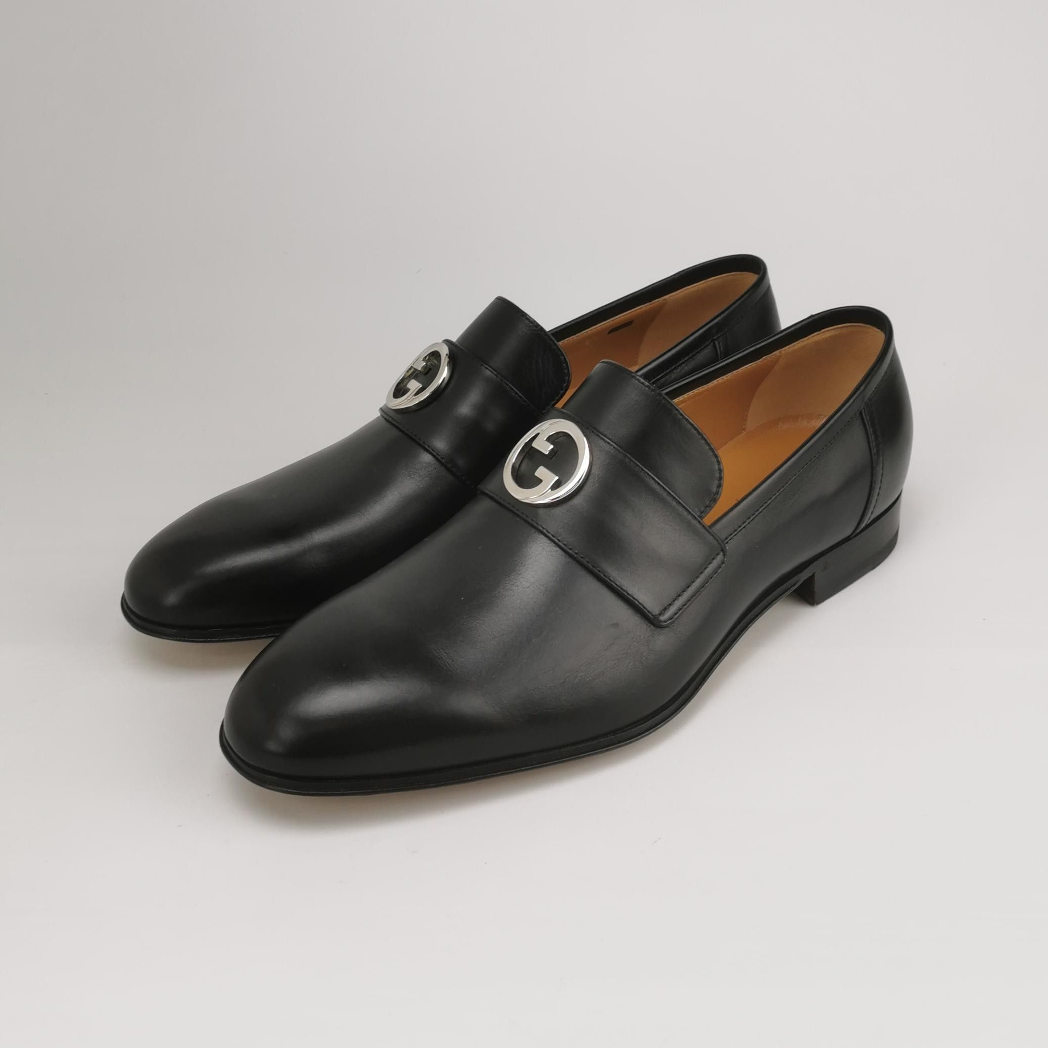 Gucci Gucci Interlocking G Leather Loafers Size 8.5 Size US 9 / EU 42 - 3 Thumbnail
