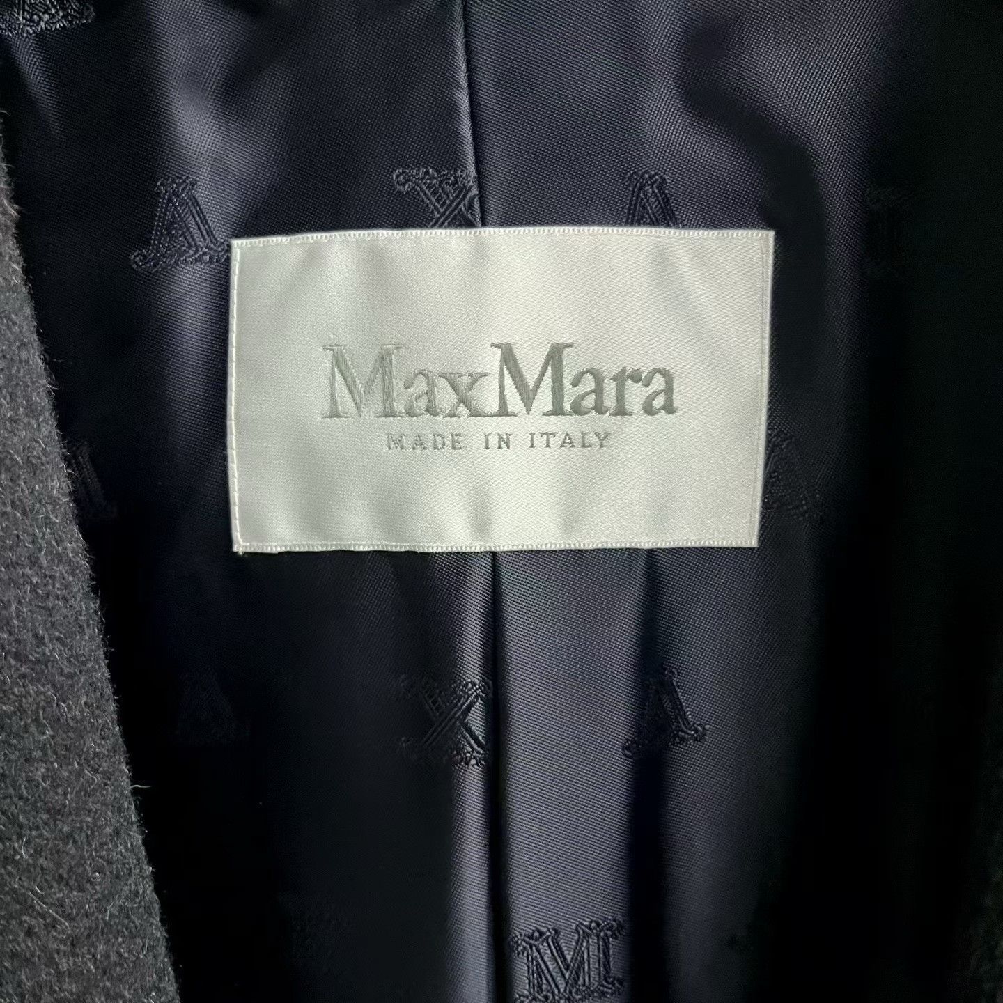 Max Mara Max Mara Long Black Coat S Women Size S / US 4 / IT 40 - 5 Thumbnail