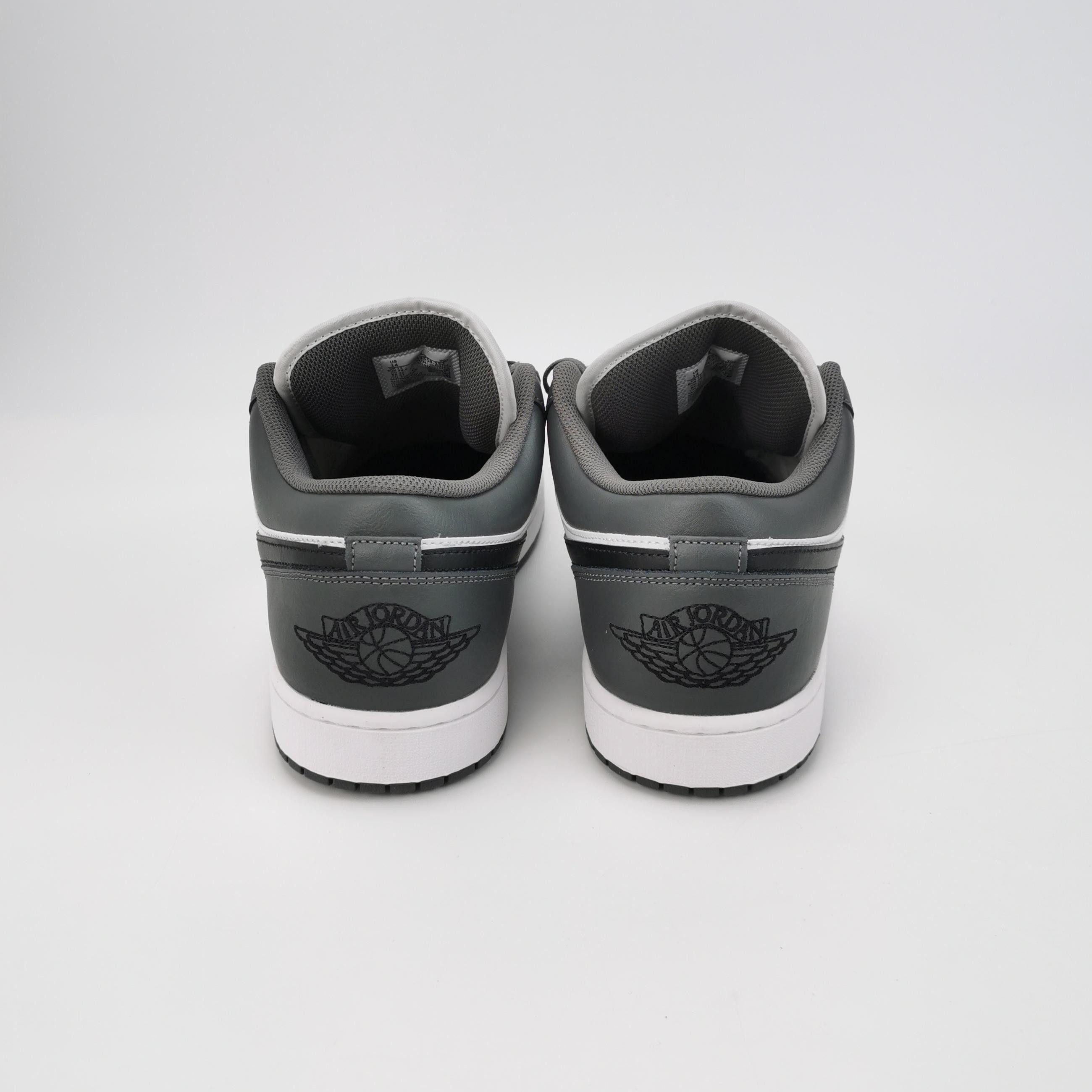 Nike Air Jordan Grey Leather AJ1 Low US 14 Size US 15 / EU 48 - 5 Thumbnail