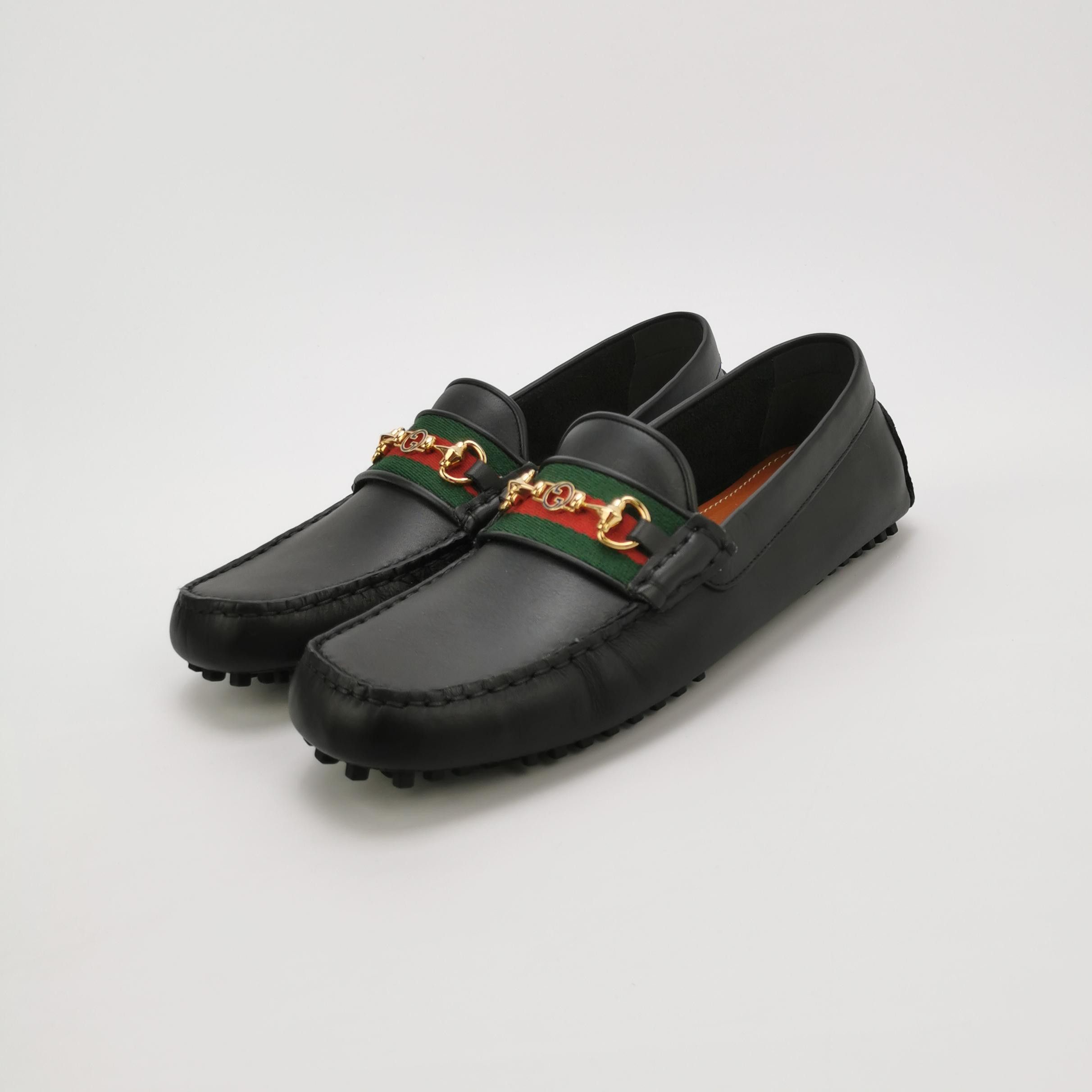 Gucci Gucci Web Stripe Horsebit Driving Loafers EU 40.5 Size US 7 / EU 40 - 3 Thumbnail