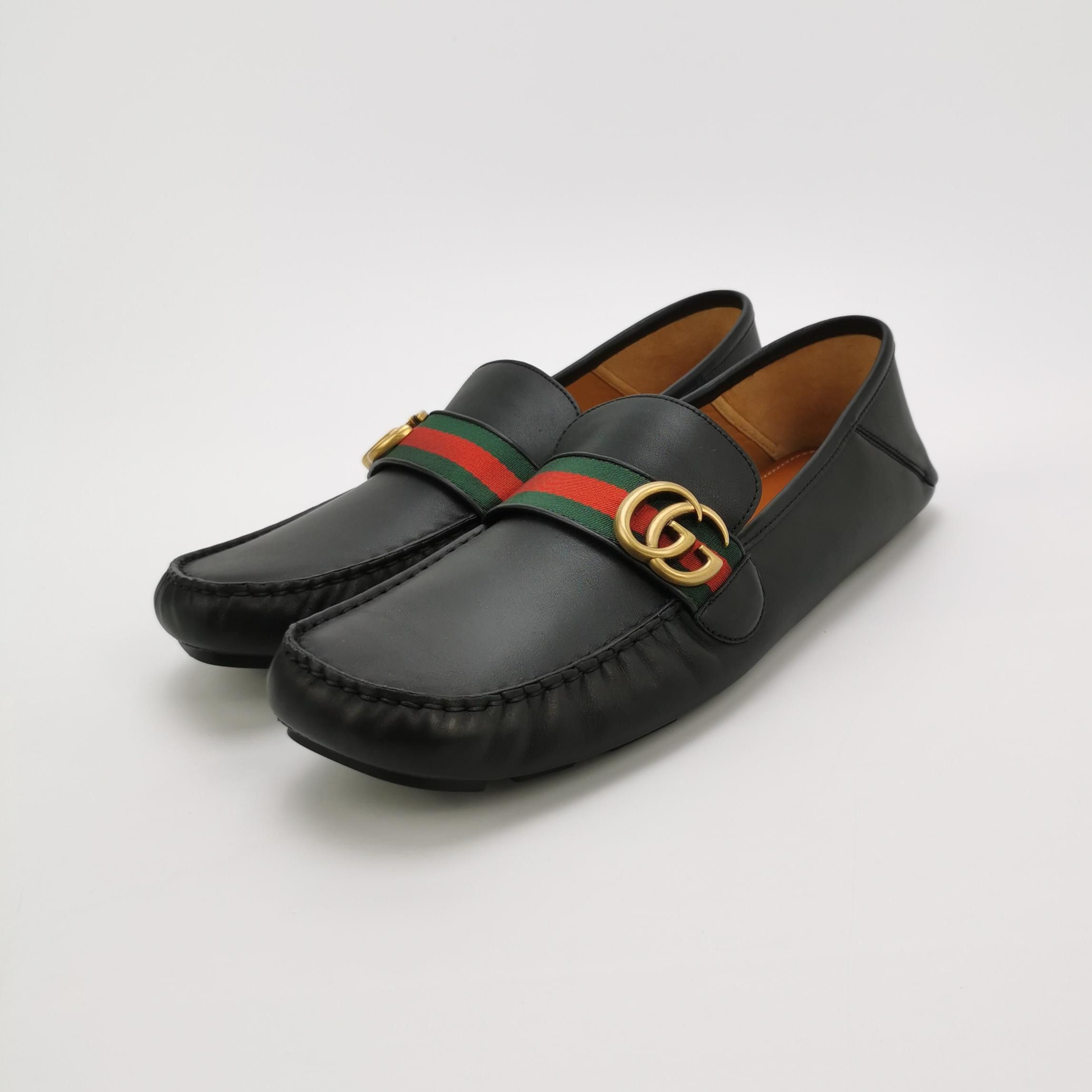 Gucci Gucci Web Stripe Double G Loafers 11 Size US 12 / EU 45 - 3 Thumbnail