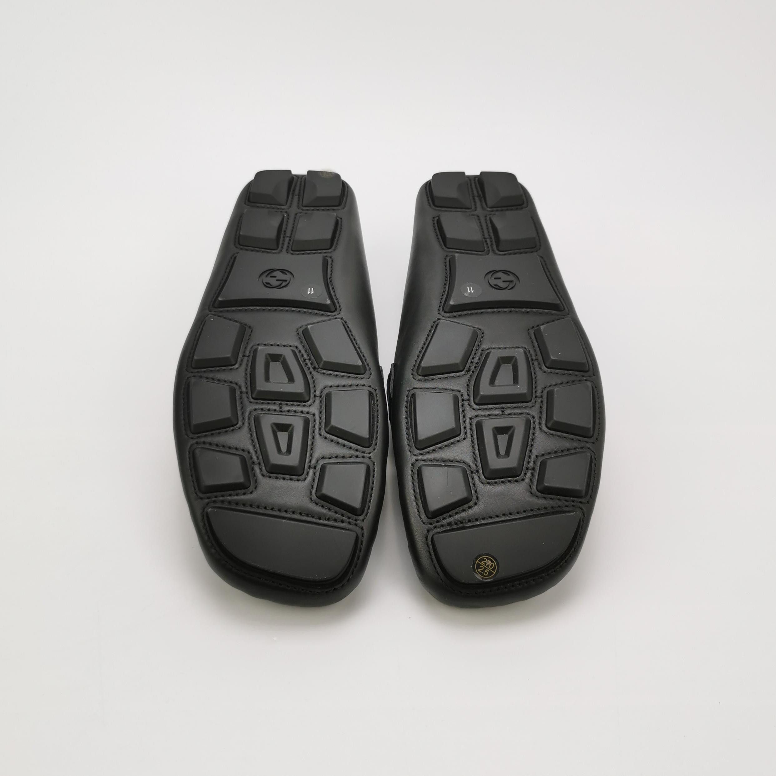 Gucci Gucci Web Stripe Double G Loafers 11 Size US 12 / EU 45 - 6 Thumbnail