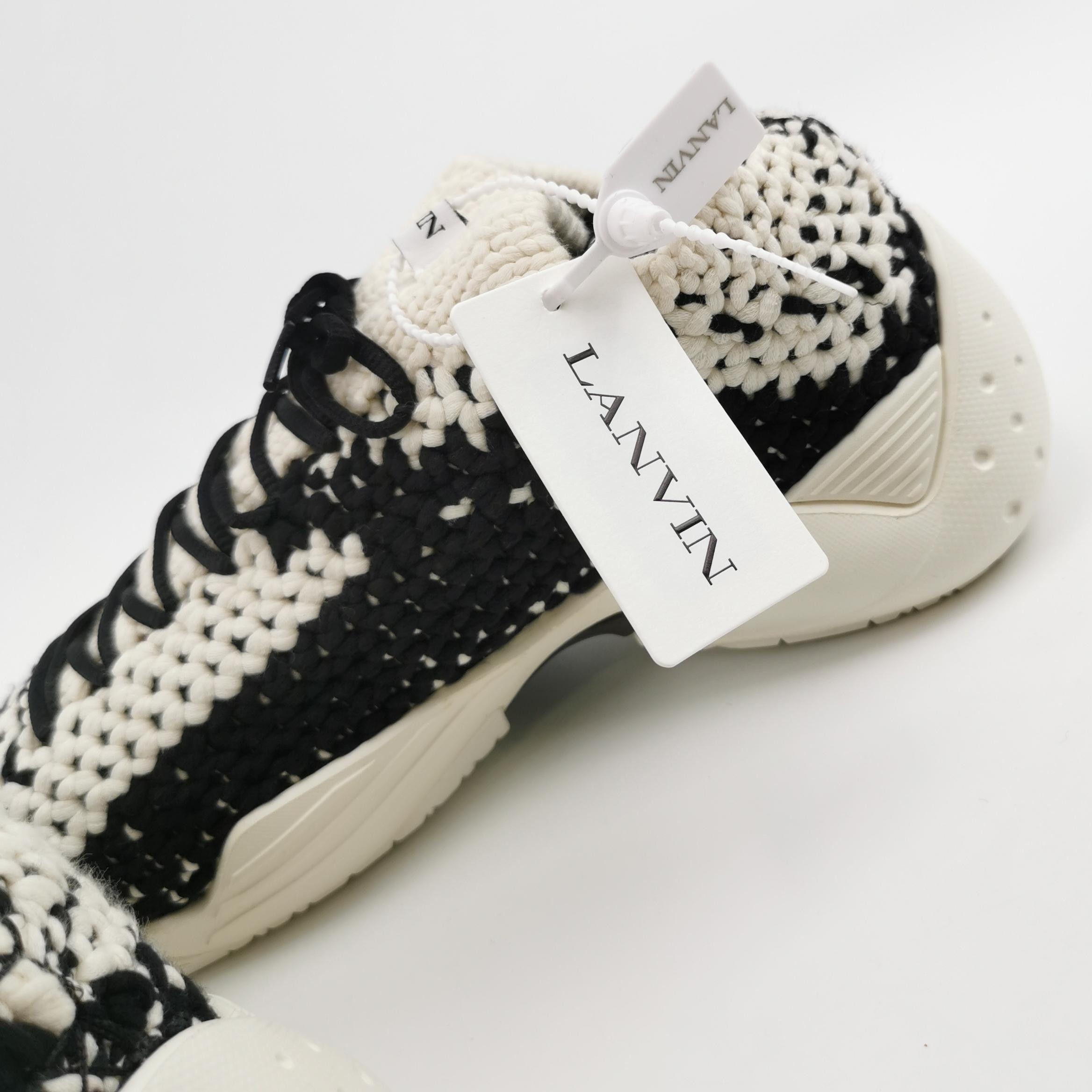 Lanvin Lanvin Knit Logo Sneakers 43 Size US 10 / EU 43 - 8 Thumbnail