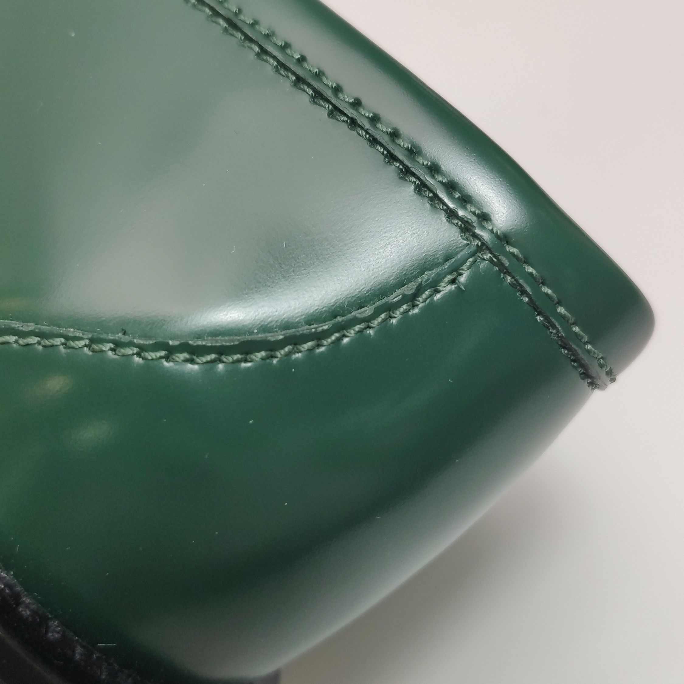 Gucci Gucci Green Leather GG Logo Loafers US 8.5 Size US 8 / EU 41 - 8 Thumbnail