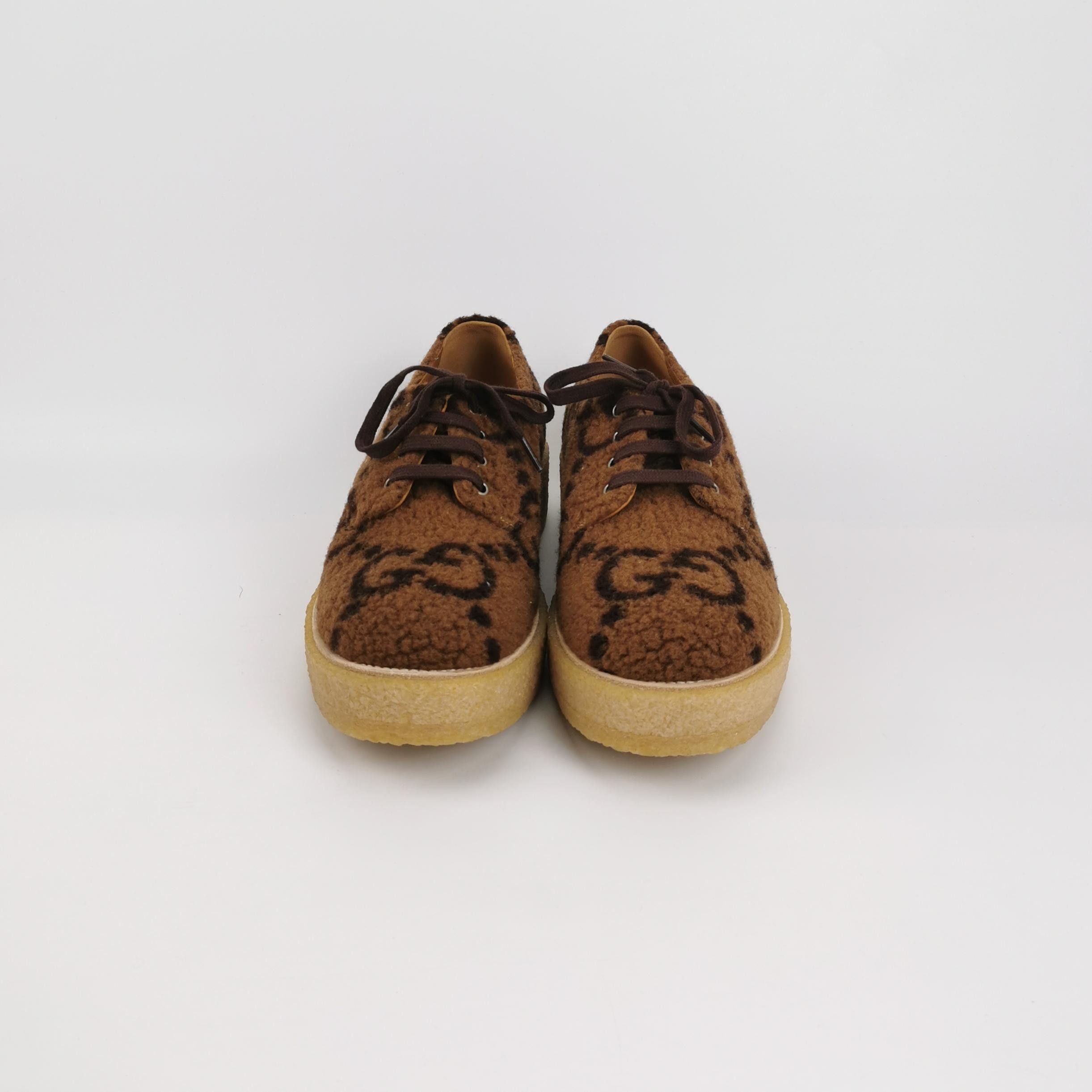 Gucci Gucci GG Monogram Fuzzy Lace-Up Casual Shoes 44 Size US 11 / EU 44 - 4 Thumbnail