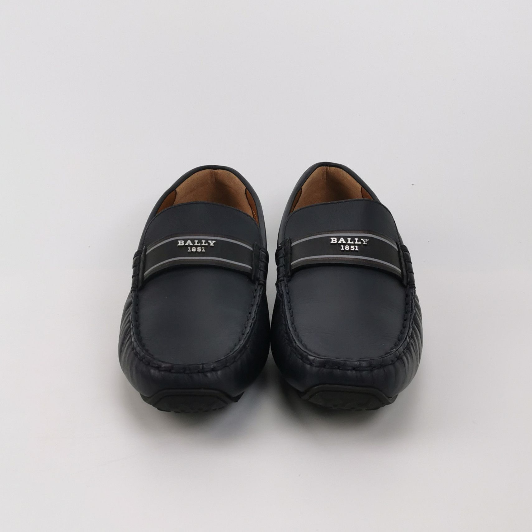 Bally Bally Logo Leather Slip Ons US 9 Size US 9 / EU 42 - 4 Thumbnail