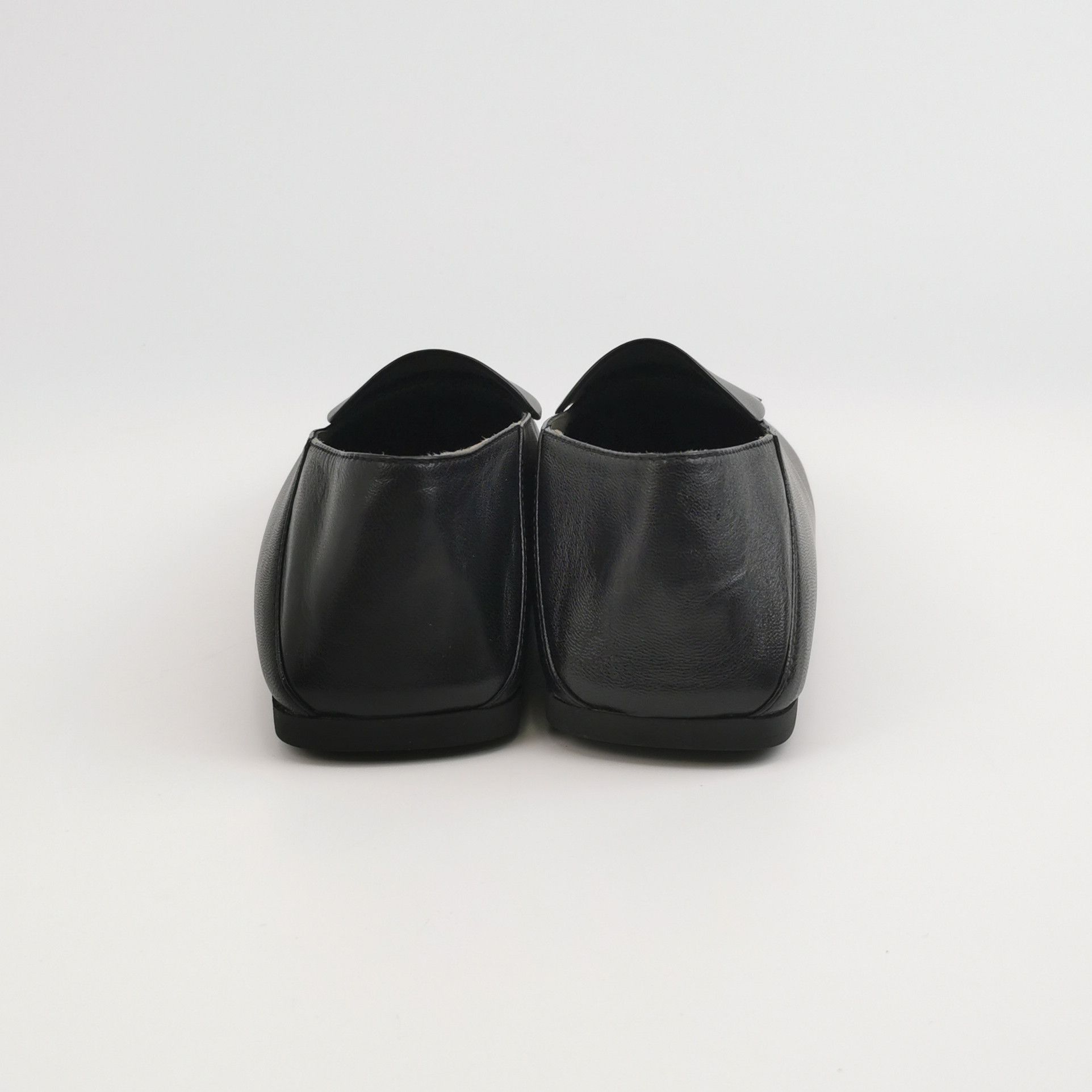 Sergio Rossi Sergio Rossi Square Toe Leather Flats 40.5 Size US 10.5 / IT 40.5 - 5 Thumbnail