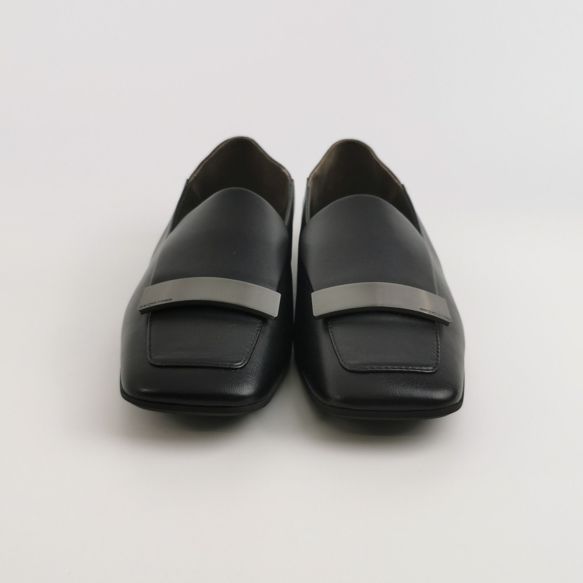 Sergio Rossi Sergio Rossi Square Toe Leather Flats 40.5 Size US 10.5 / IT 40.5 - 4 Thumbnail