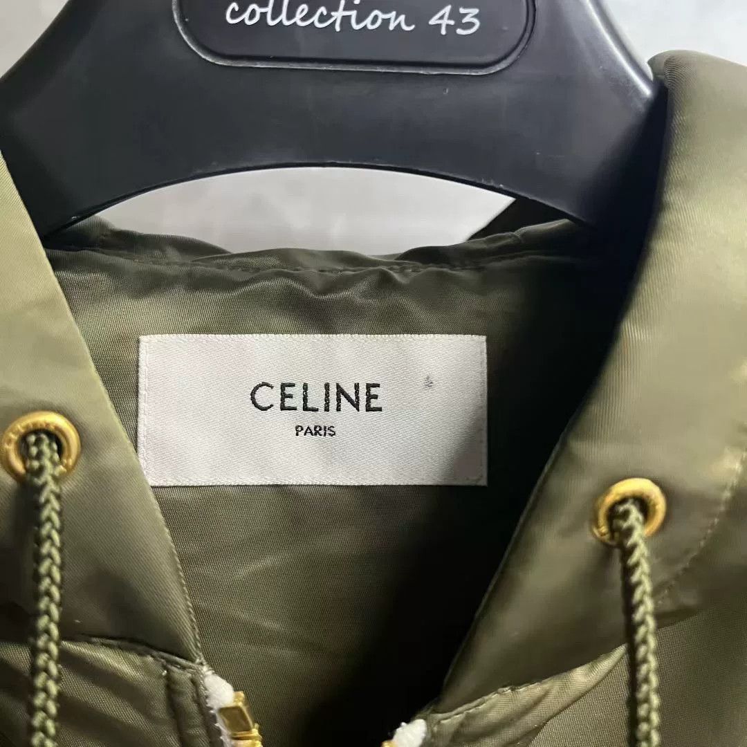 Celine Celine Oversized Cotton Gray Down Jacket XS Women Size XS / US 0-2 / IT 36-38 - 3 Thumbnail