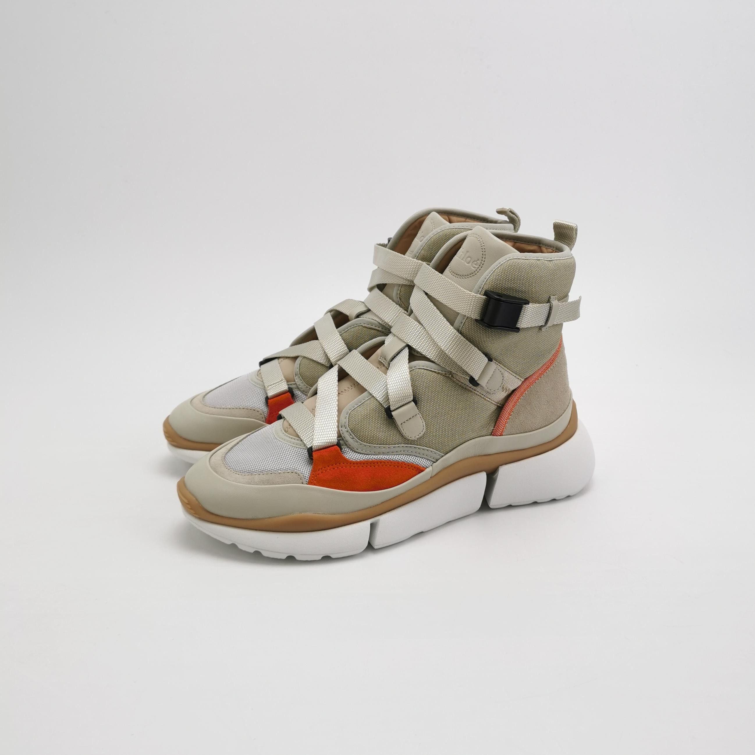 Chloe Chloe Sonnie Multicolor Mix Hi-Top Sneakers Size 41 Size US 11 / IT 41 - 3 Thumbnail