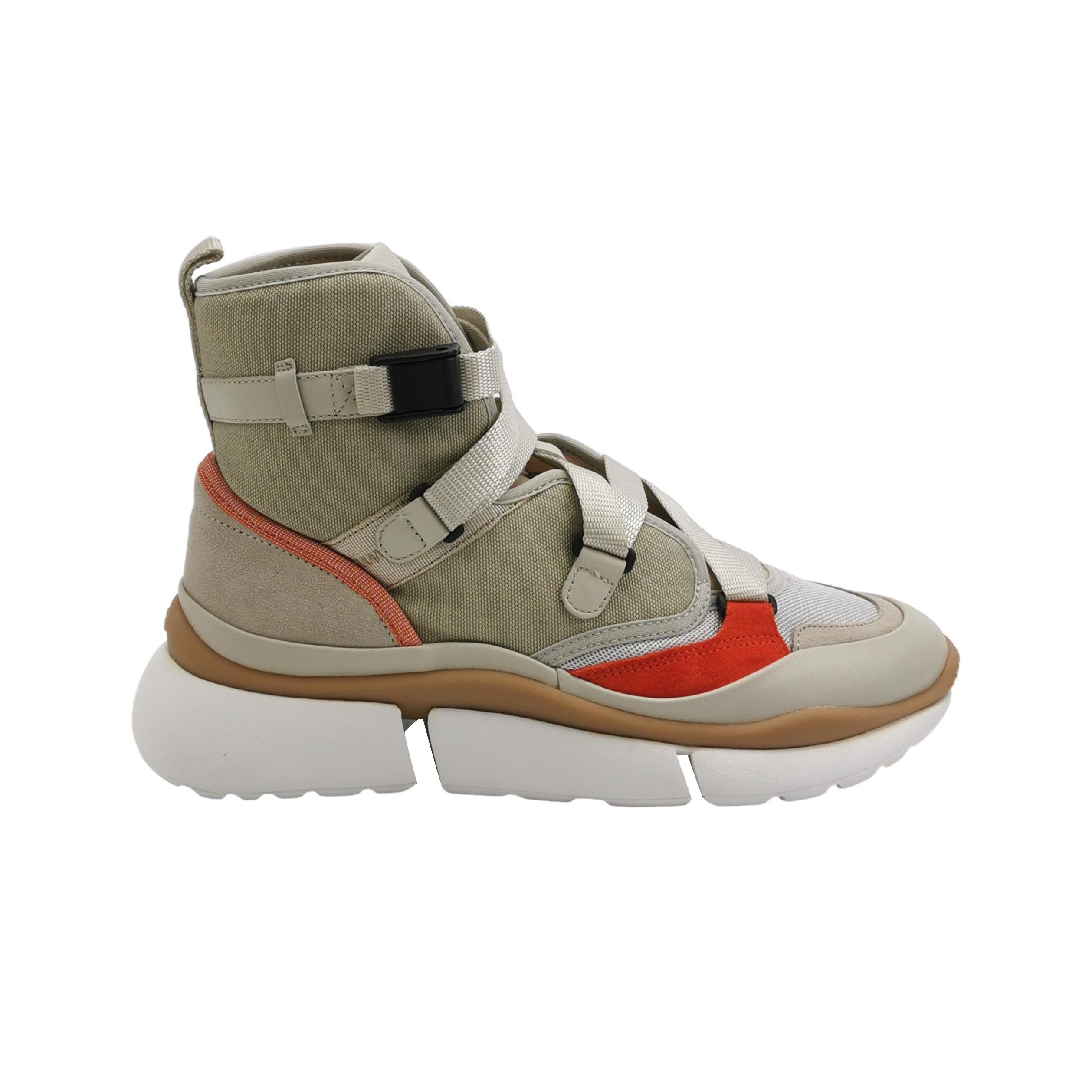 Chloe Chloe Sonnie Multicolor Mix Hi-Top Sneakers Size 41 Size US 11 / IT 41 - 2 Thumbnail