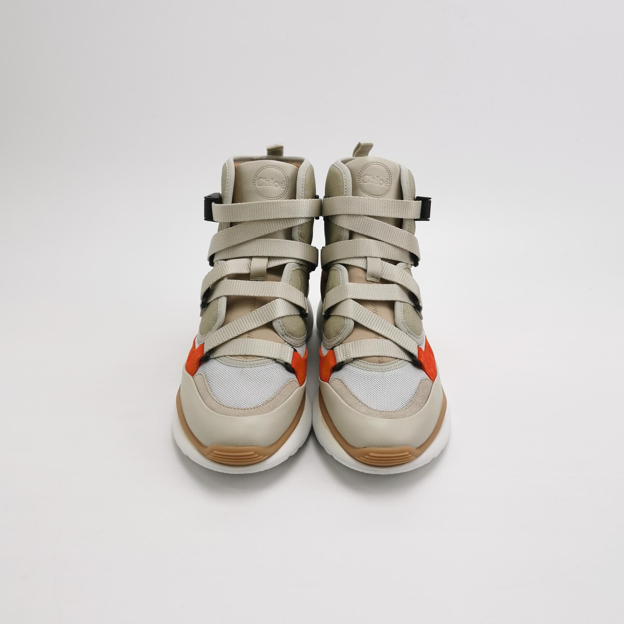 Chloe Chloe Sonnie Multicolor Mix Hi-Top Sneakers Size 41 Size US 11 / IT 41 - 4 Thumbnail