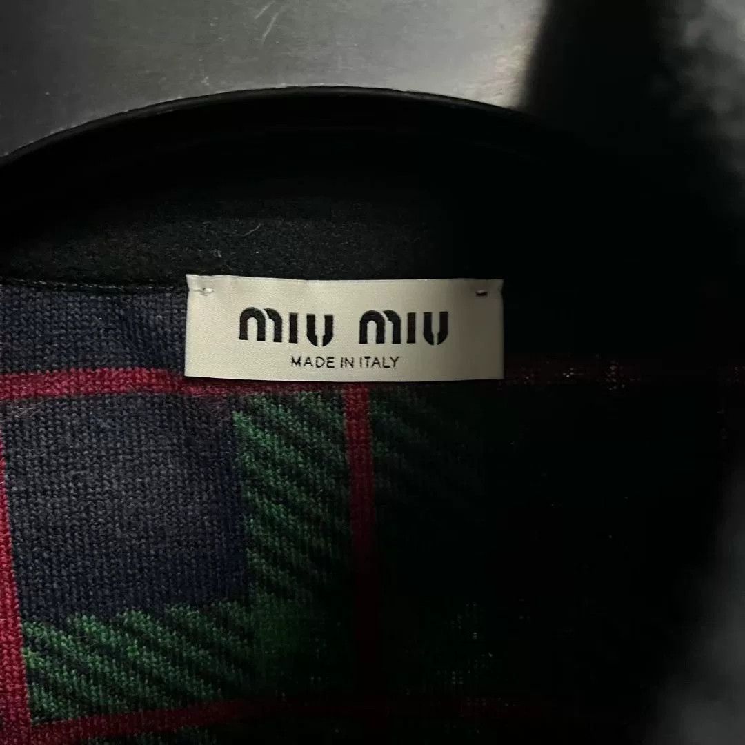 Miu Miu Miu Miu Plaid Light Jacket s Men Size US S / EU 44-46 / 1 - 3 Thumbnail