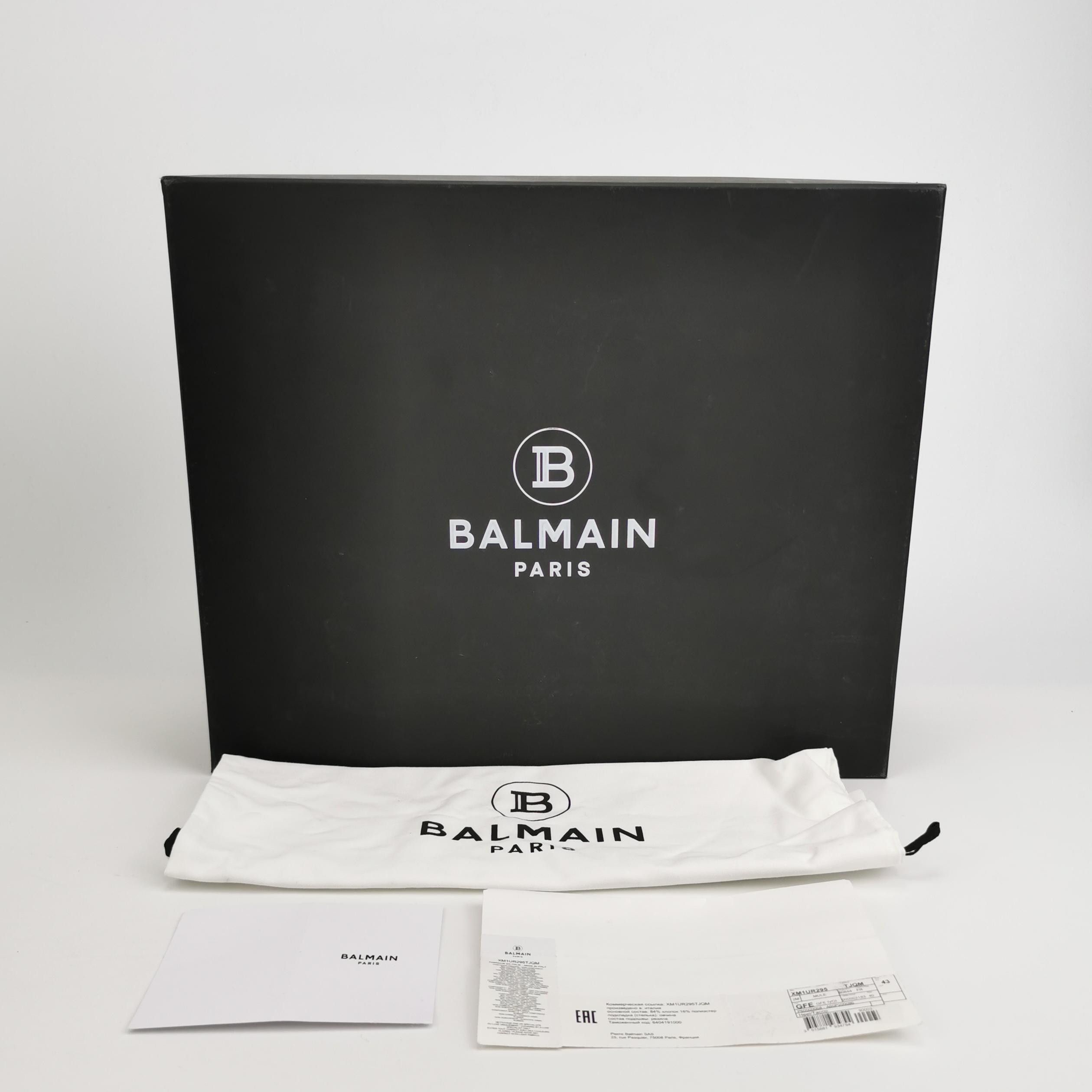 Balmain Balmain Monogram Canvas Slides Size 43 Size US 10 / EU 43 - 7 Thumbnail