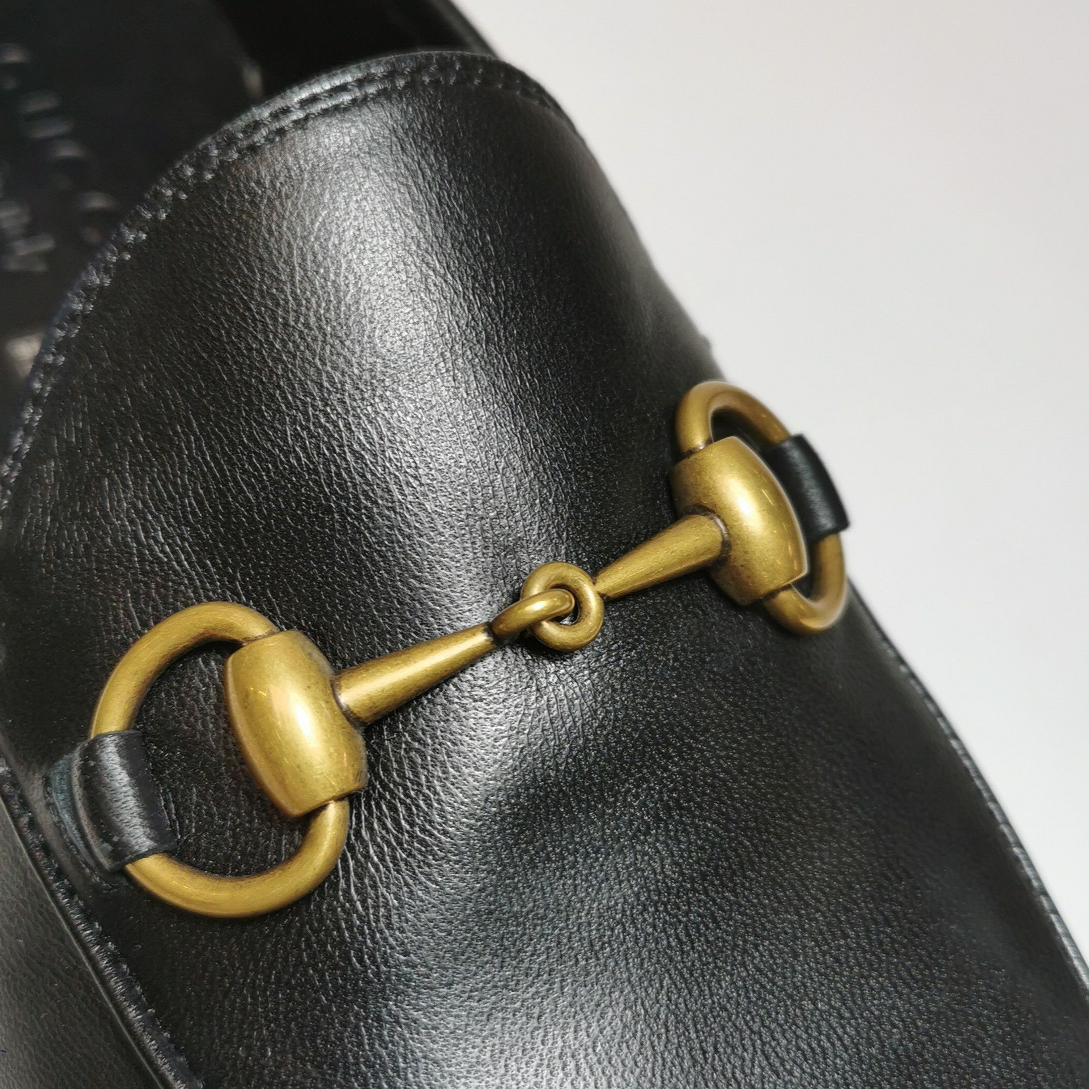 Gucci Gucci Horsebit Leather Loafers EU 40.5 Size US 7 / EU 40 - 14 Thumbnail
