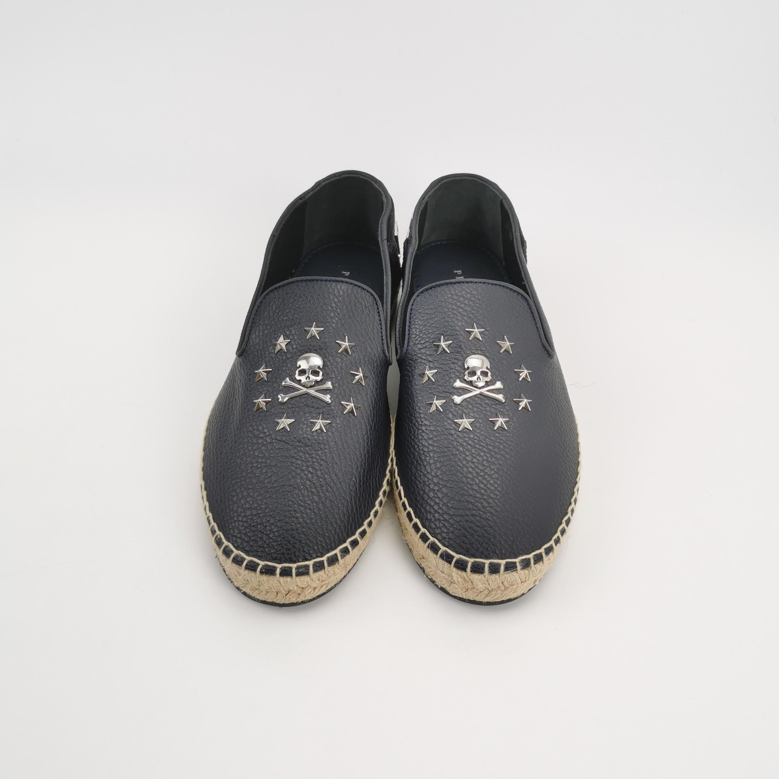 Philipp Plein Philipp Plein Studded Skull Leather Slip-Ons Size 40 Size US 7 / EU 40 - 4 Thumbnail