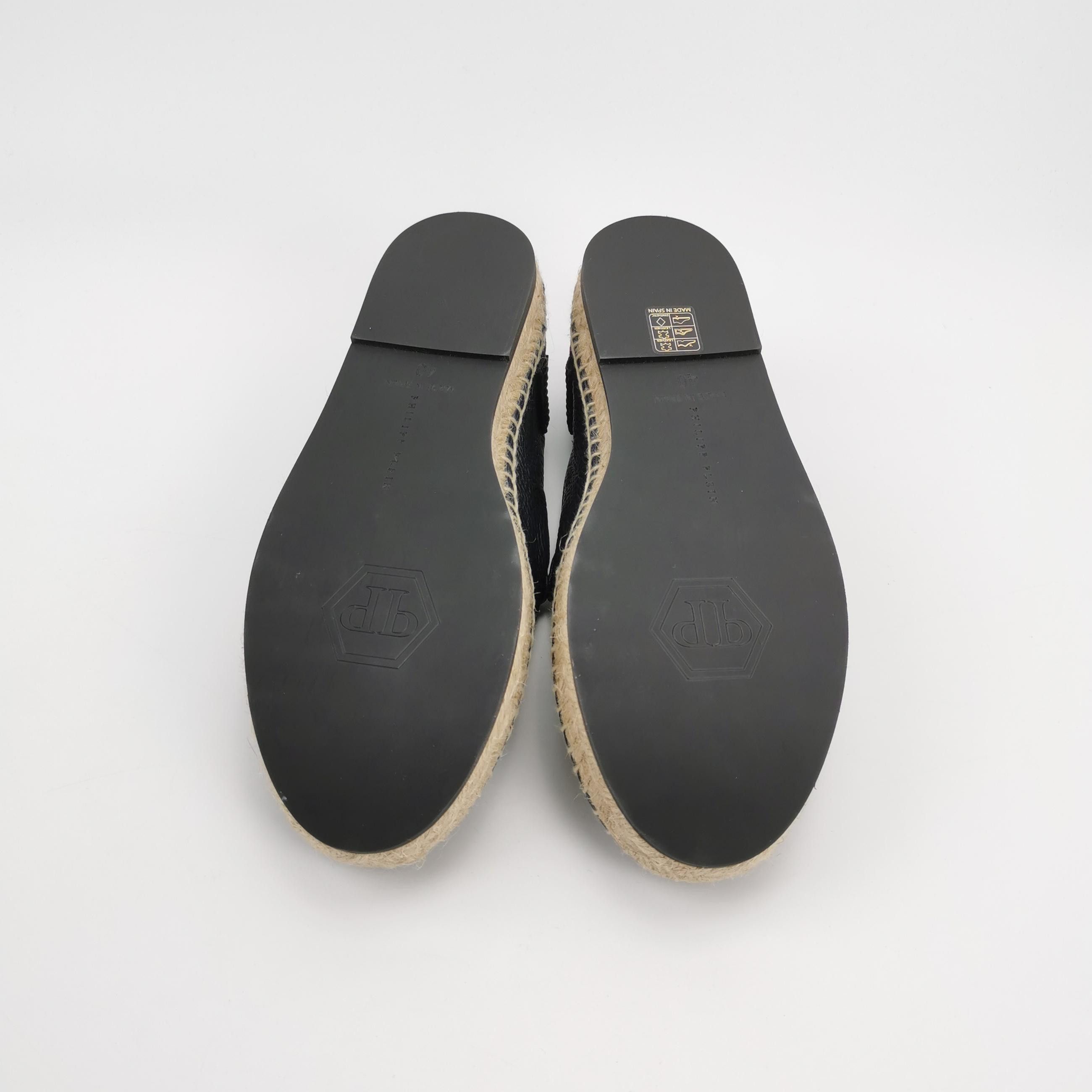 Philipp Plein Philipp Plein Studded Skull Leather Slip-Ons Size 40 Size US 7 / EU 40 - 6 Thumbnail