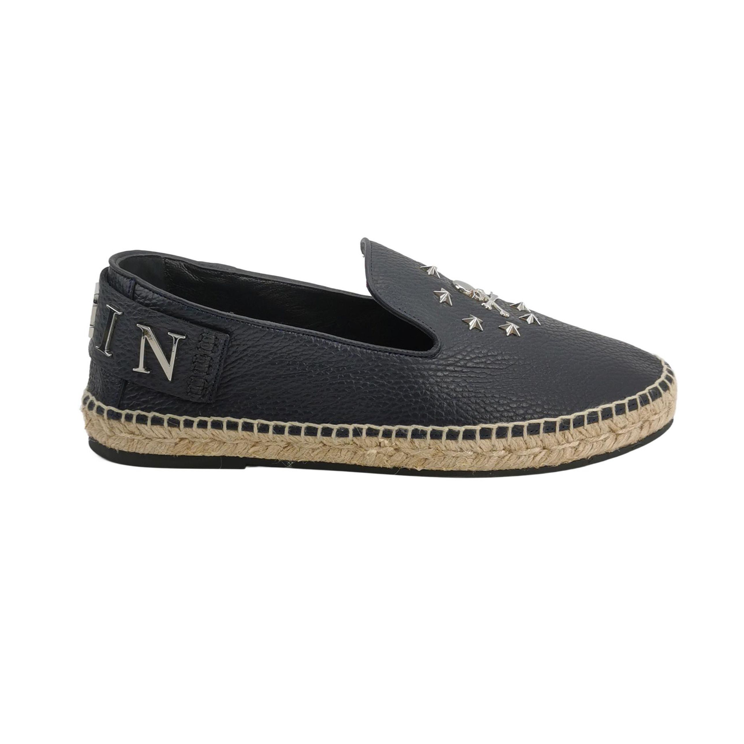 Philipp Plein Philipp Plein Studded Skull Leather Slip-Ons Size 40 Size US 7 / EU 40 - 2 Thumbnail