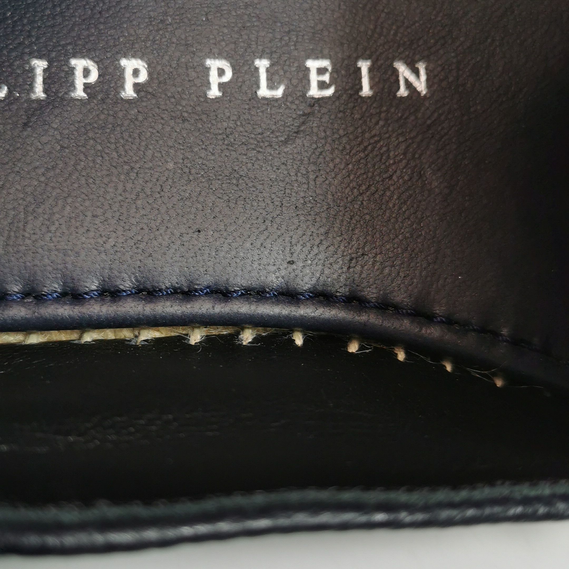 Philipp Plein Philipp Plein Studded Skull Leather Slip-Ons Size 40 Size US 7 / EU 40 - 11 Thumbnail