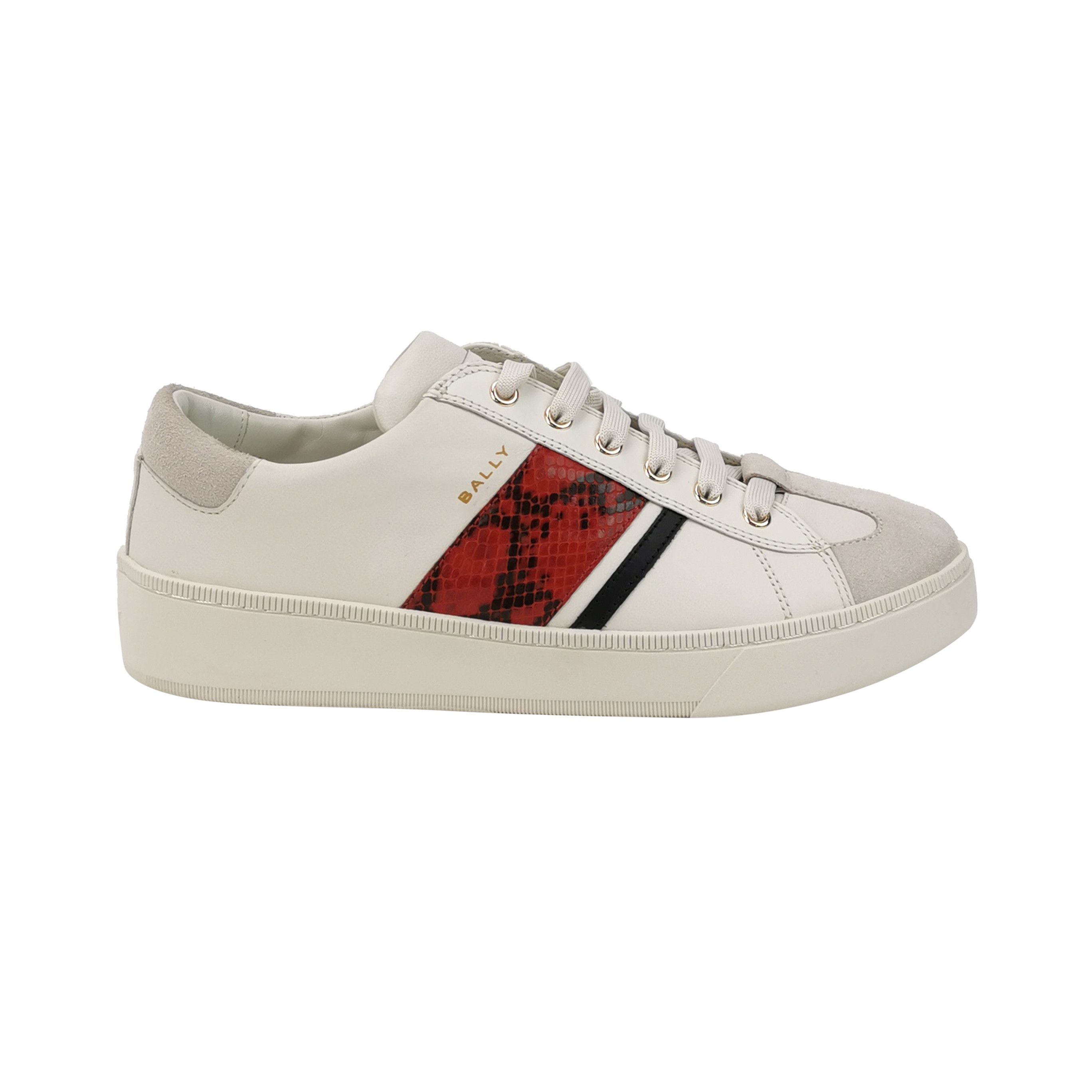 Bally Bally Snakeskin Stripe Low-Top Sneakers EU 42 Size US 9 / EU 42 - 2 Thumbnail