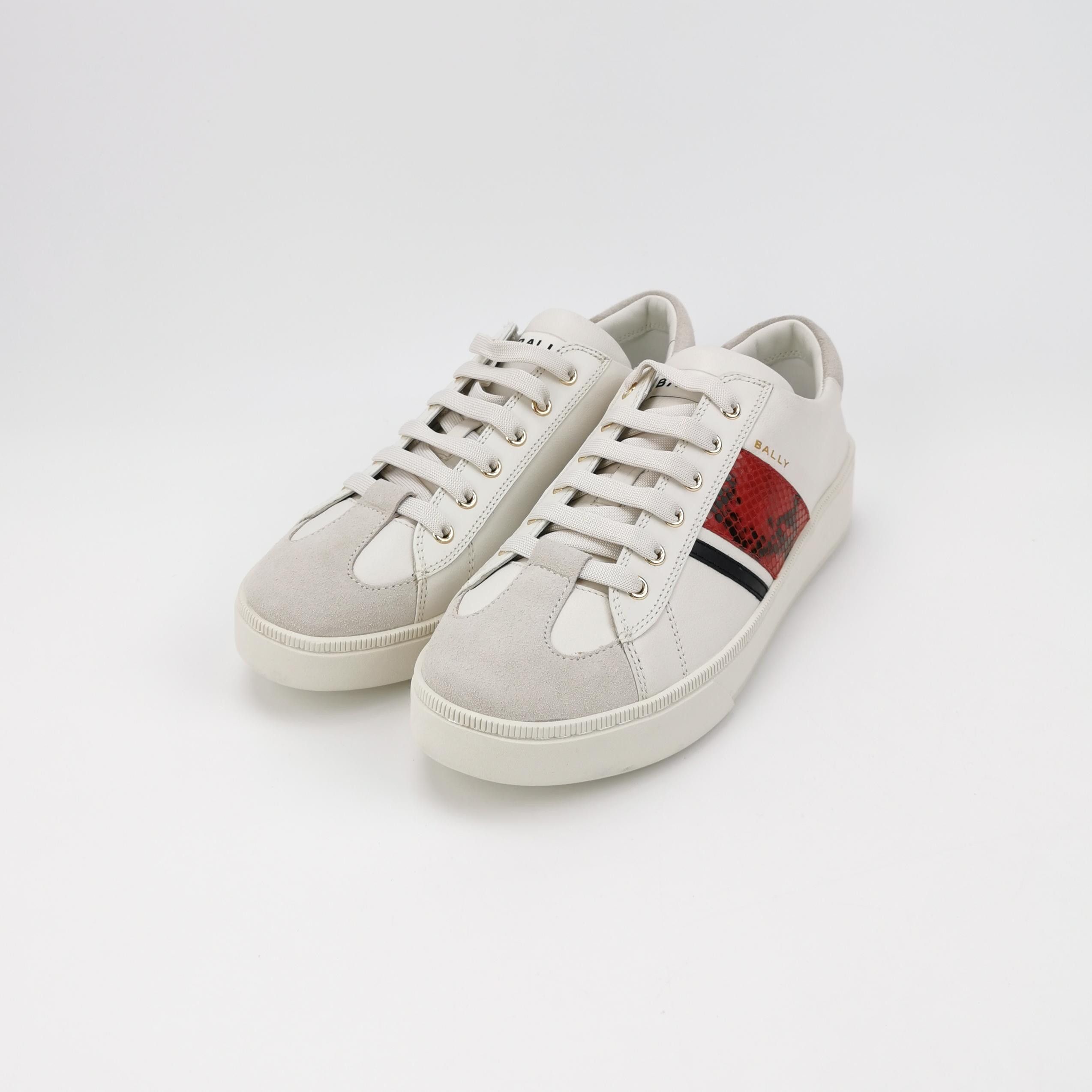 Bally Bally Snakeskin Stripe Low-Top Sneakers EU 42 Size US 9 / EU 42 - 3 Thumbnail