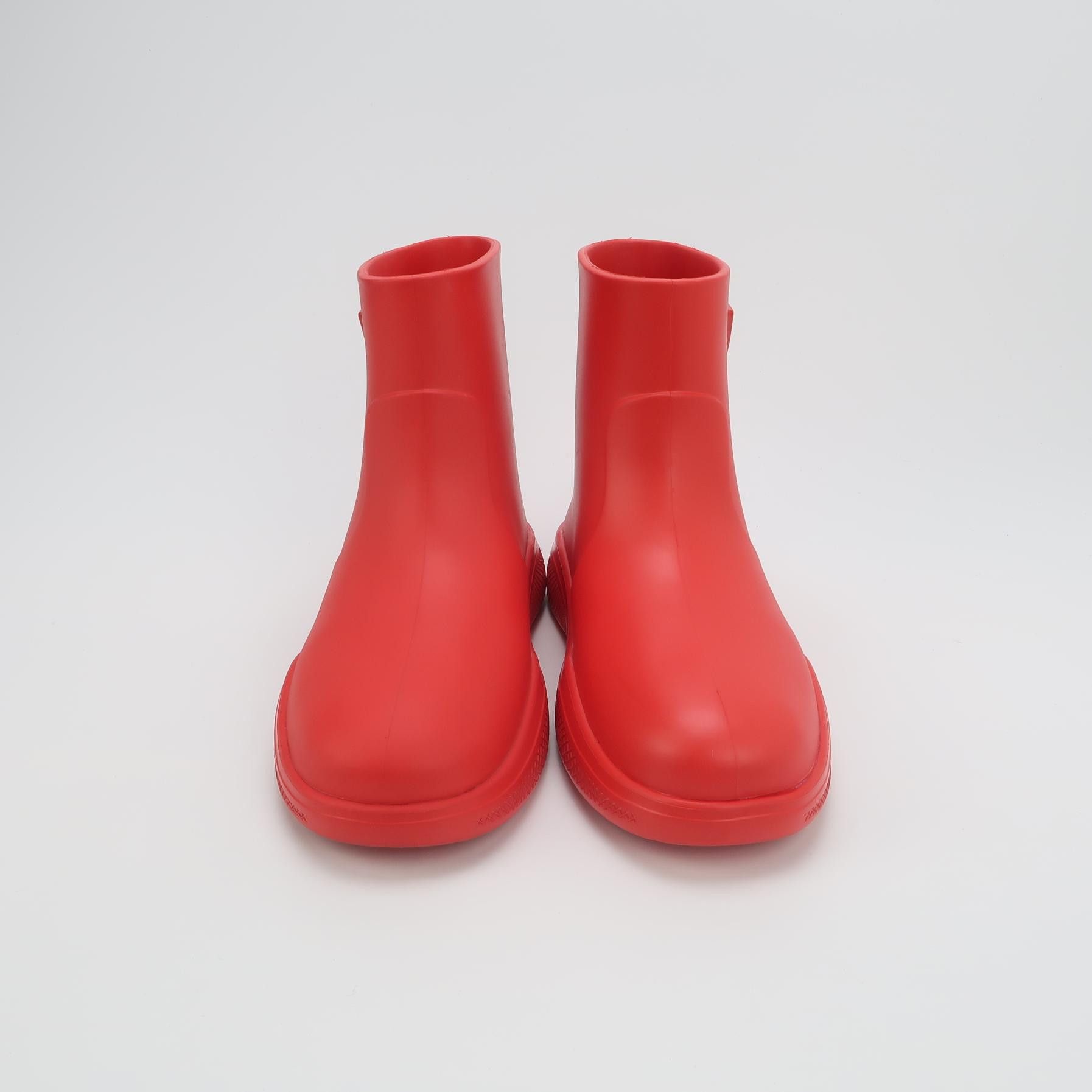 Prada Prada Red Triangle Logo Rubber Boots Size 41 Size US 8 / EU 41 - 4 Thumbnail