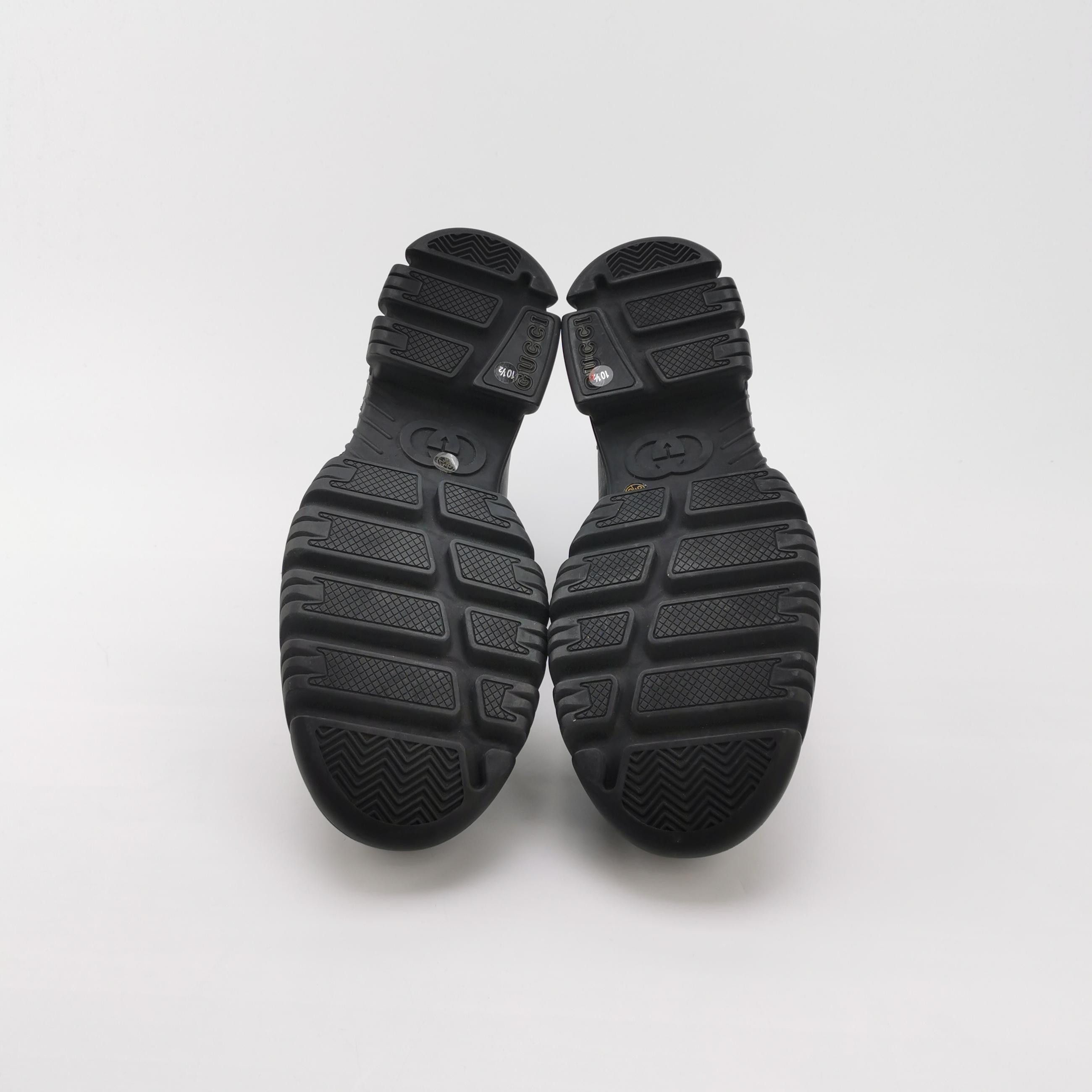 Gucci Gucci Interlocking G Web Leather Boots Size 10.5 Size US 11 / EU 44 - 6 Thumbnail