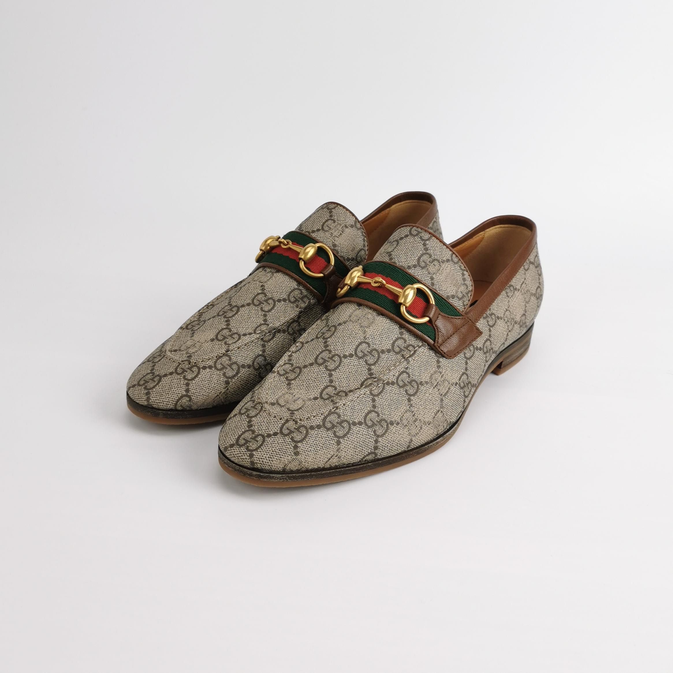 Gucci Gucci GG Supreme Horsebit Loafers 41 Size US 8 / EU 41 - 3 Thumbnail