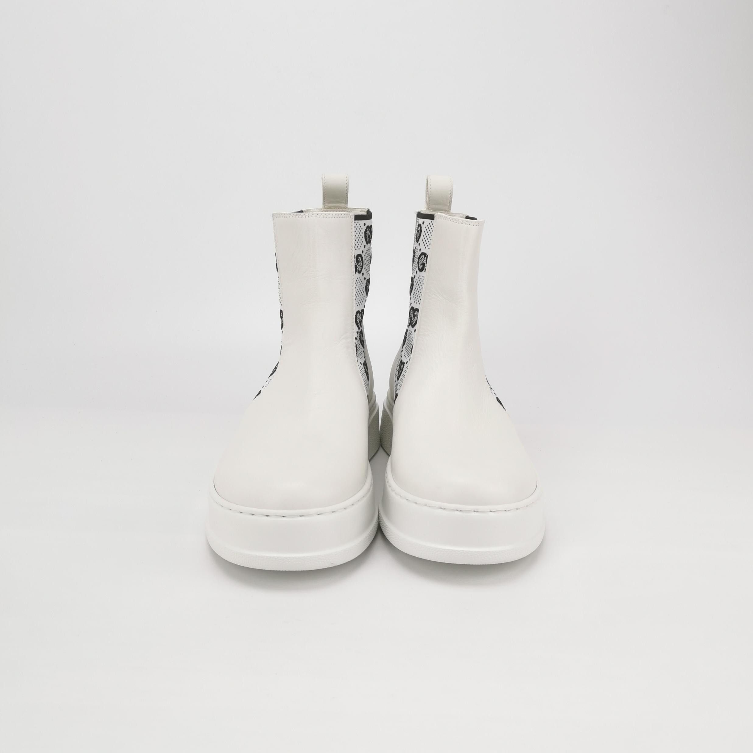 Gucci Gucci GG Monogram Leather Chunky Boots 40 Size US 7 / EU 40 - 4 Thumbnail