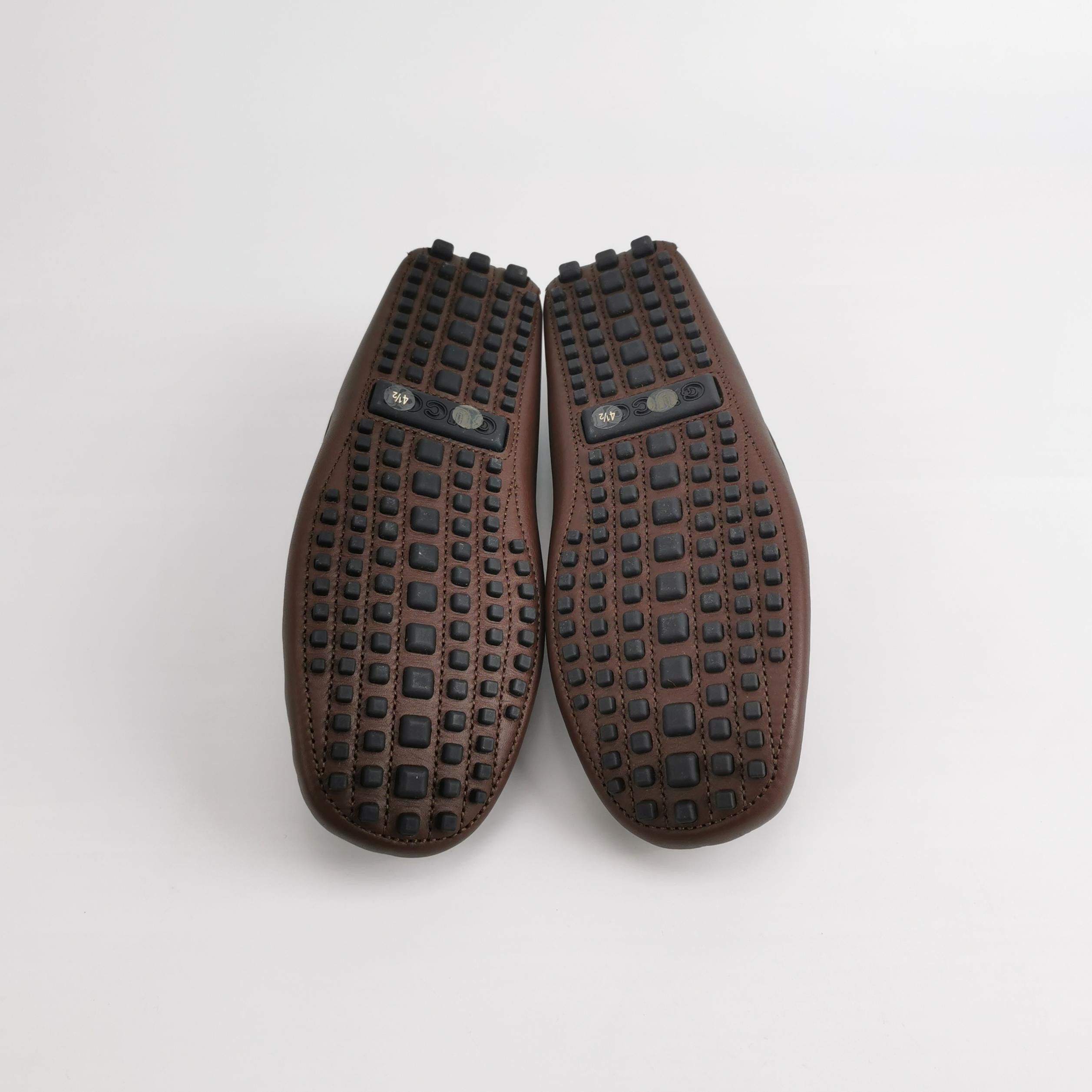 Gucci Gucci Web Horsebit Leather Driver Loafers US 5.5 Size US 5.5 / EU 38 - 6 Thumbnail