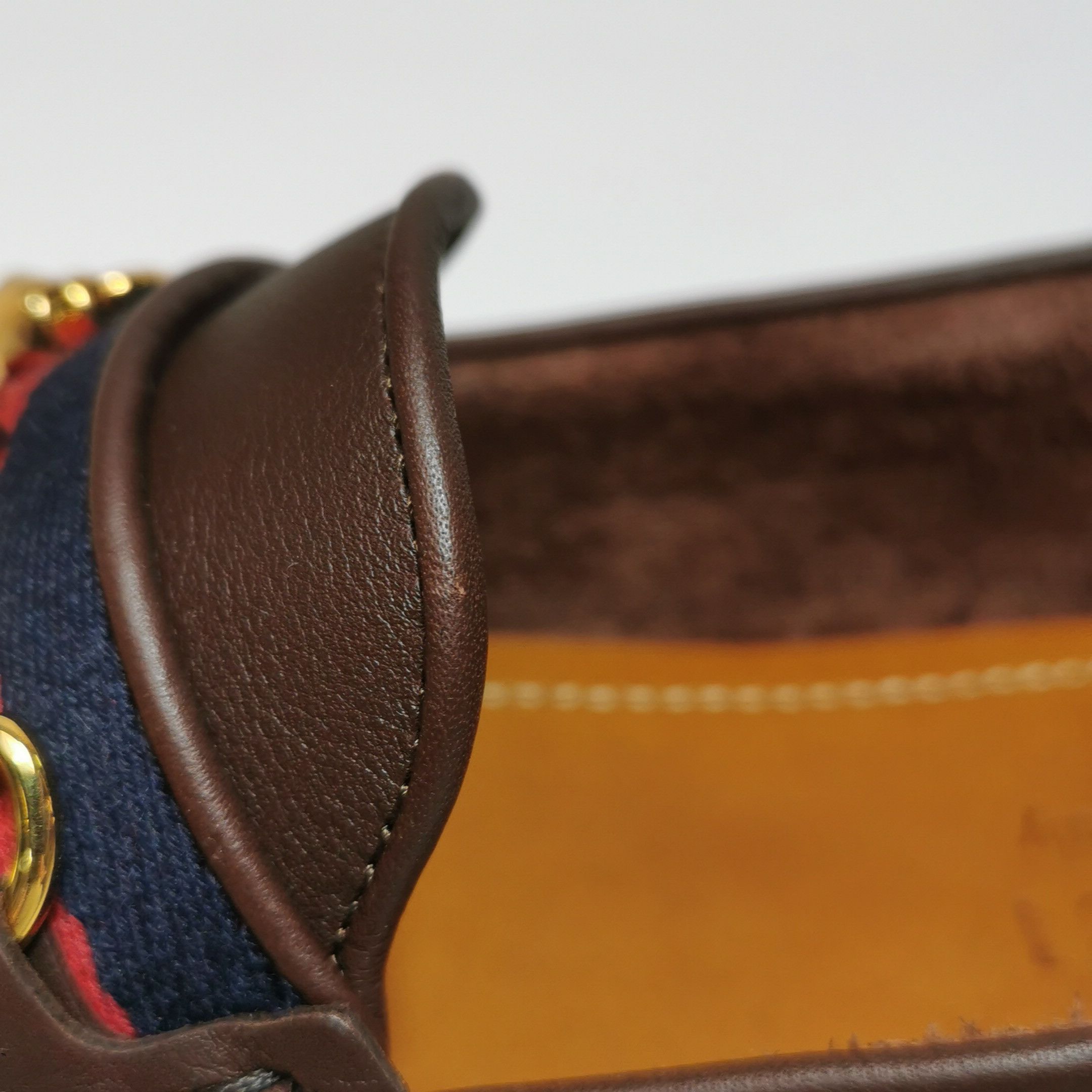 Gucci Gucci Web Horsebit Leather Driver Loafers US 5.5 Size US 5.5 / EU 38 - 8 Thumbnail