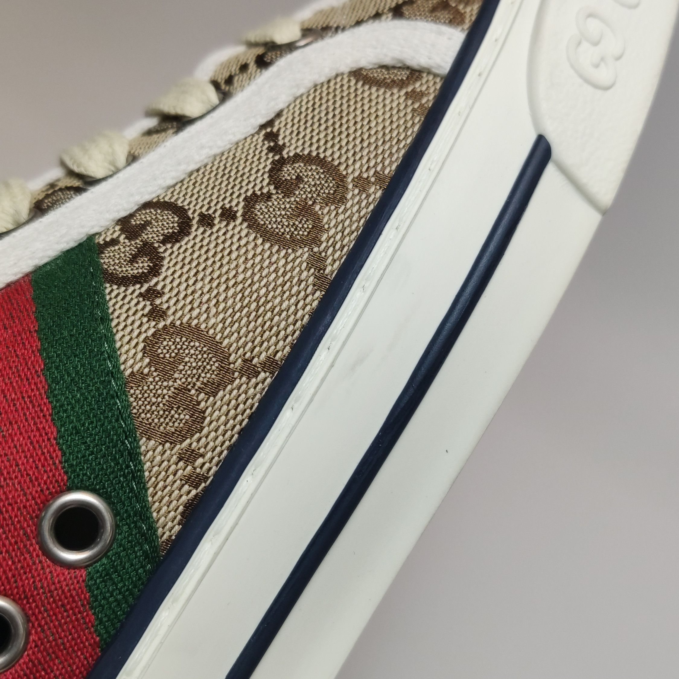Gucci Gucci Tennis 1977 GG Supreme Sneakers EU 42.5 Size US 9 / EU 42 - 8 Thumbnail