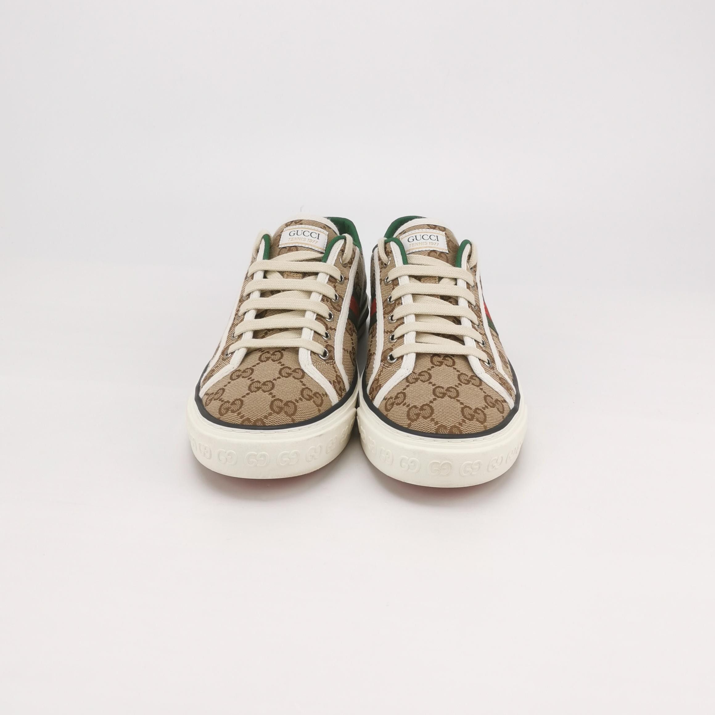 Gucci Gucci Tennis 1977 GG Supreme Sneakers EU 42.5 Size US 9 / EU 42 - 4 Thumbnail