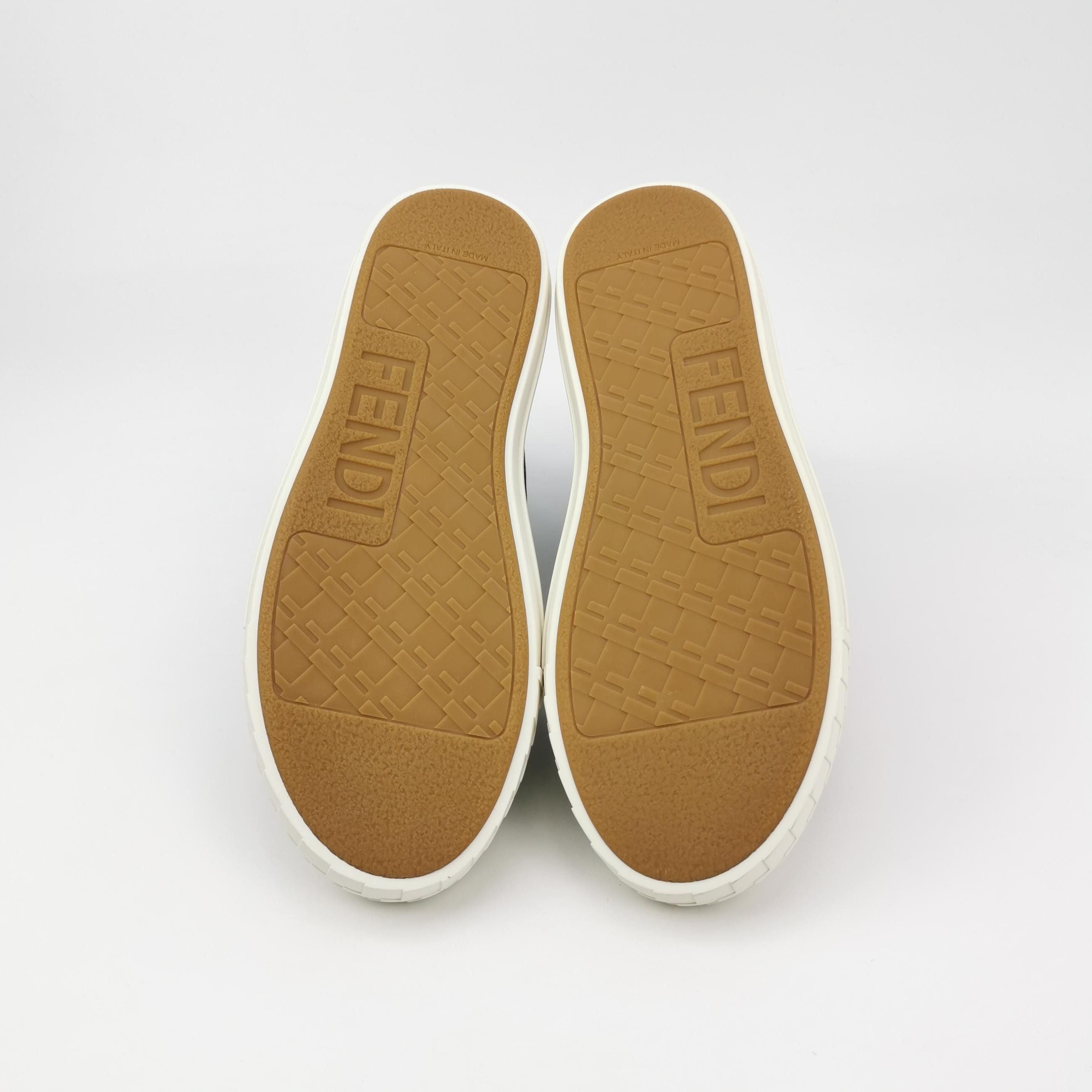 Fendi Fendi Domino FF Logo High-Top Sneakers Size 40 Size US 7 / EU 40 - 6 Thumbnail