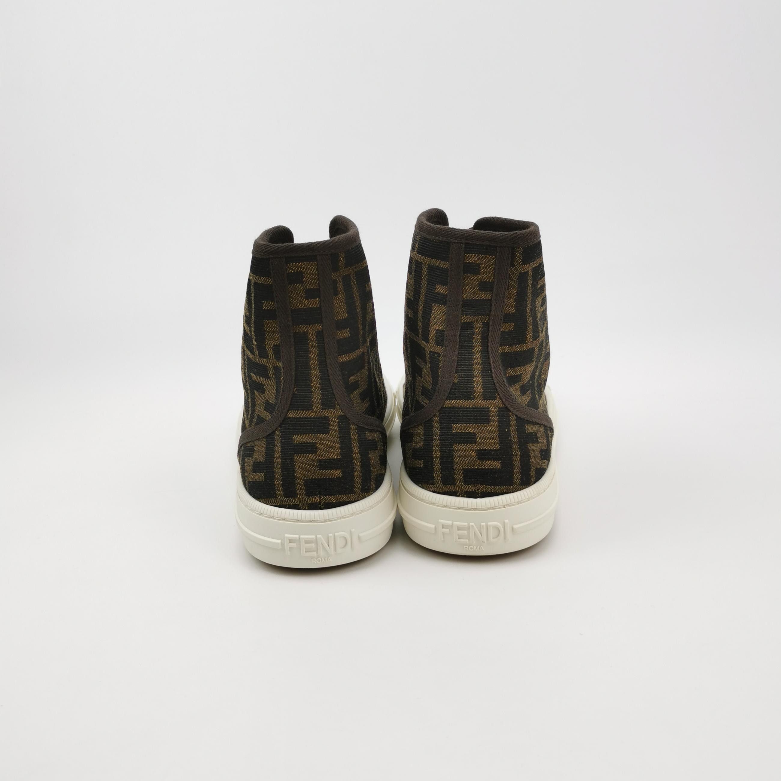 Fendi Fendi Domino FF Logo High-Top Sneakers Size 40 Size US 7 / EU 40 - 5 Thumbnail