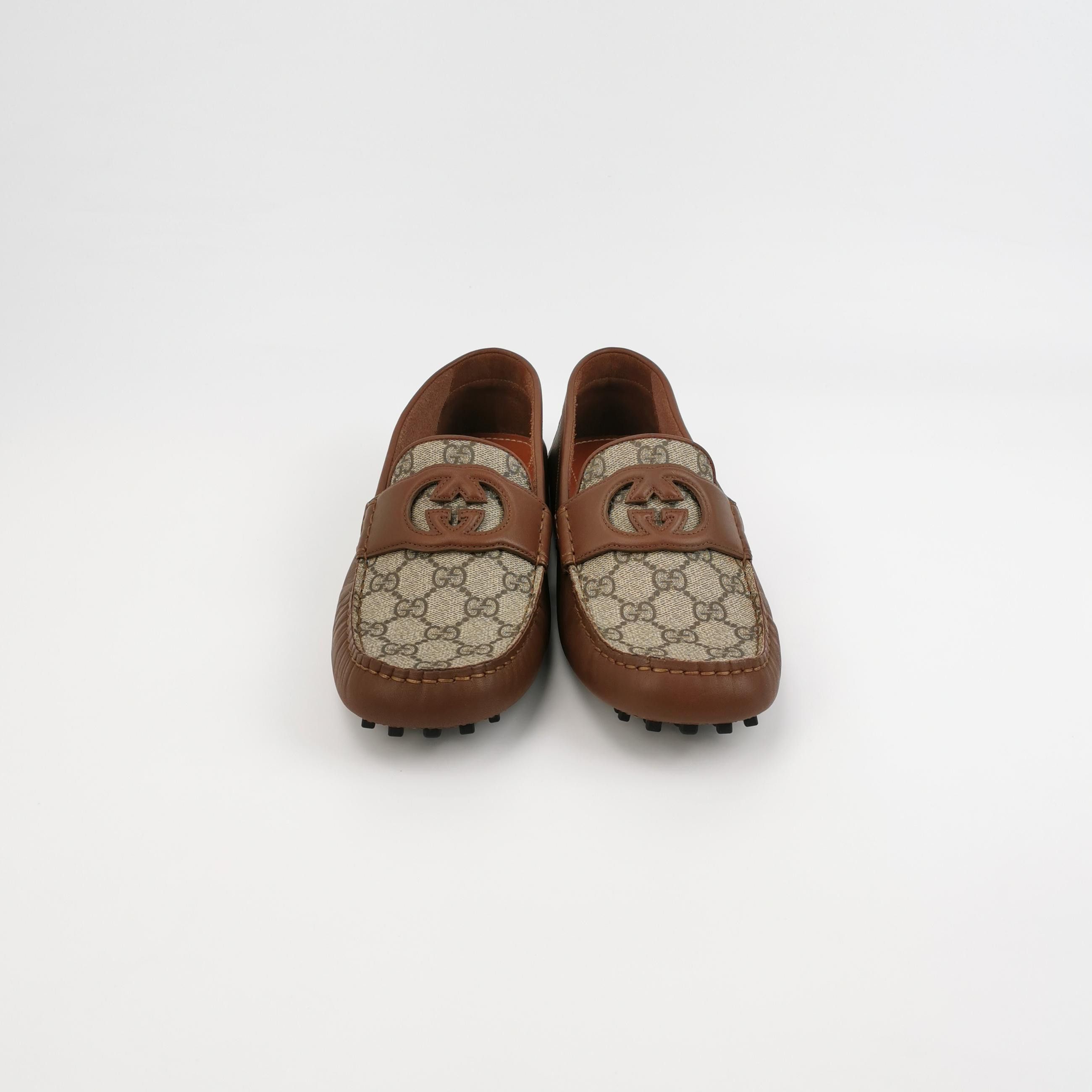 Gucci Gucci Interlocking G GG Canvas Loafers Size 42 Size US 9 / EU 42 - 4 Thumbnail